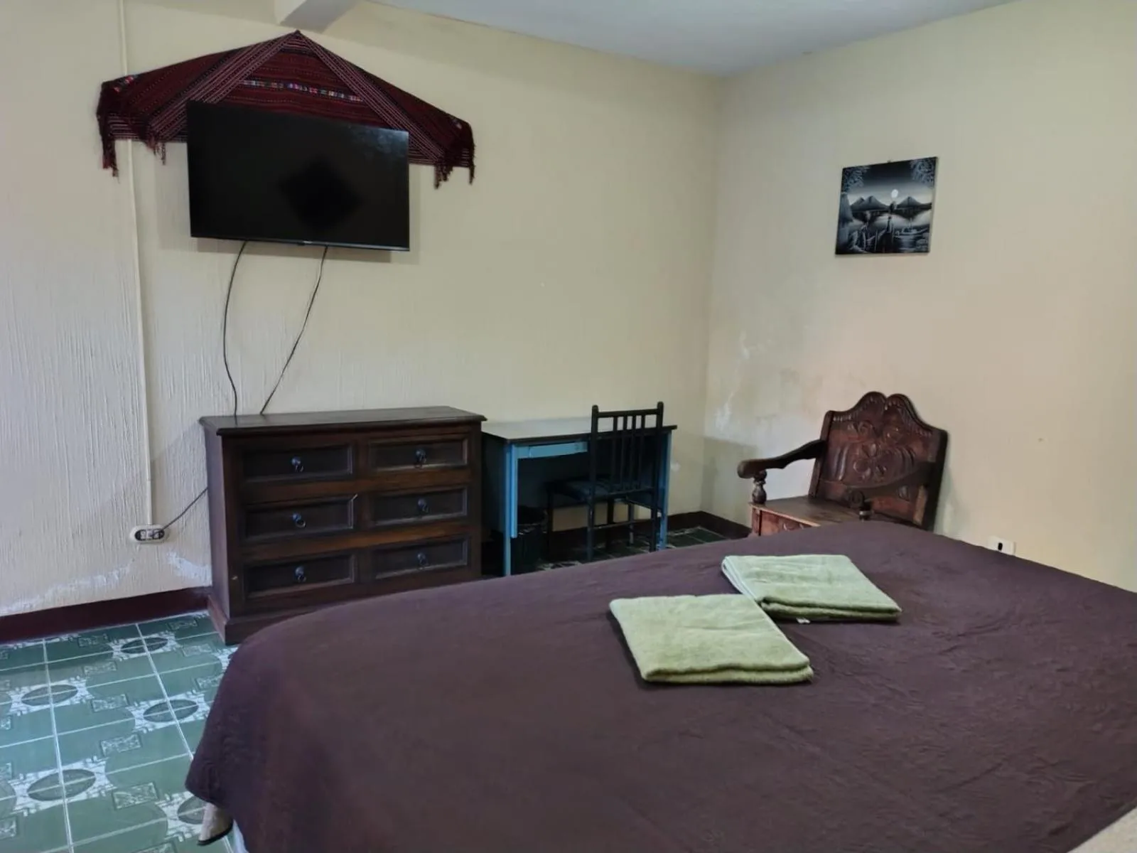 Seating area, Bed in Casa Elefante Dormido