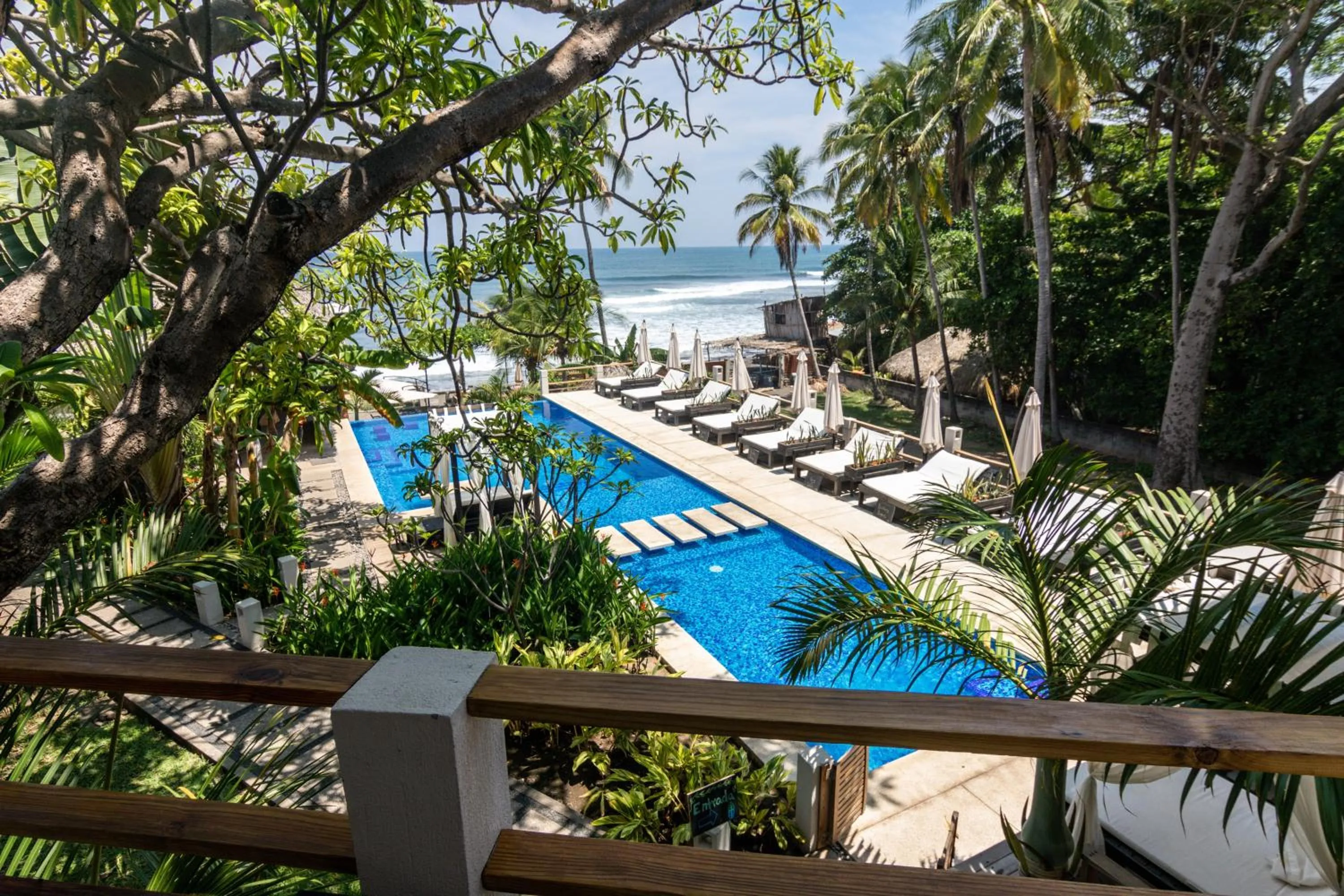 Pool view in Palo Verde Sustainable Hotel