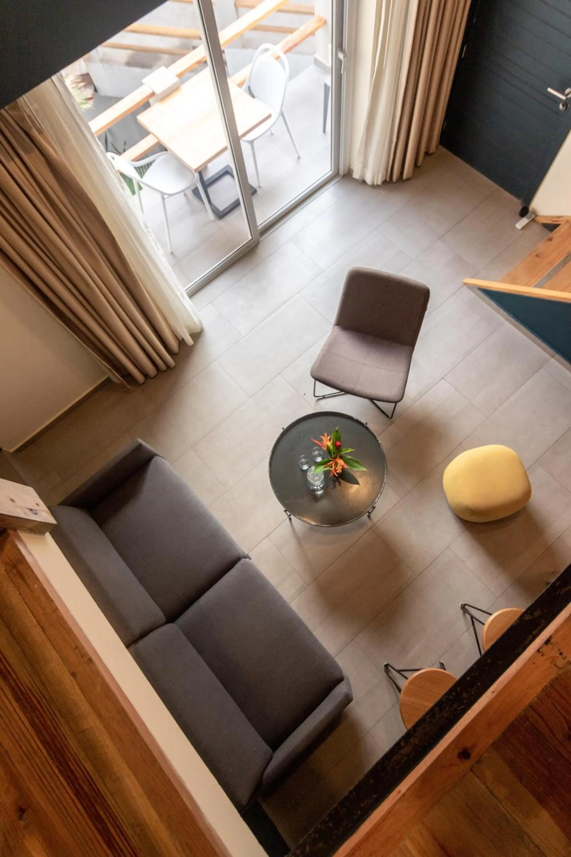 Seating area in Palo Verde Sustainable Hotel