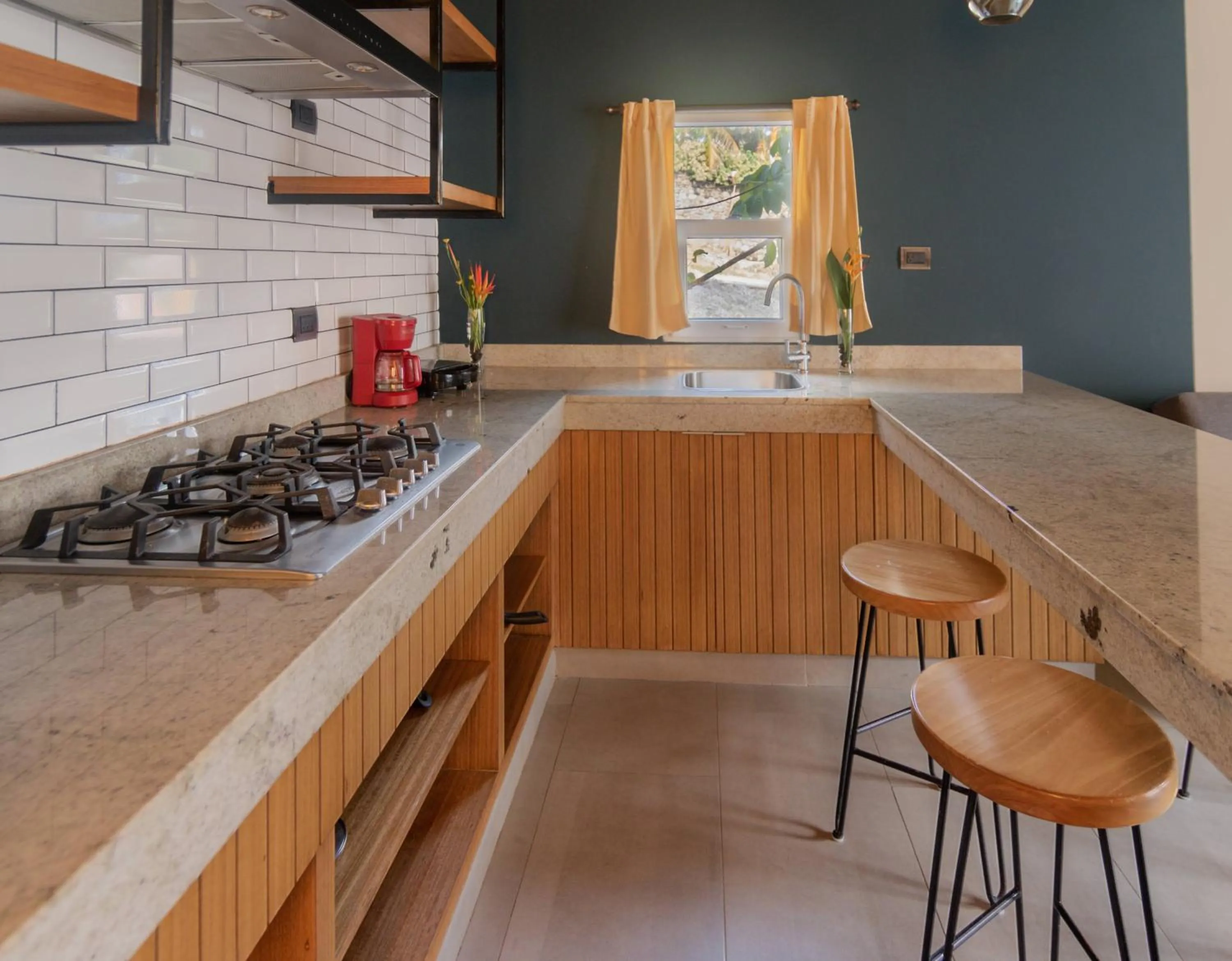 Kitchen or kitchenette in Palo Verde Sustainable Hotel