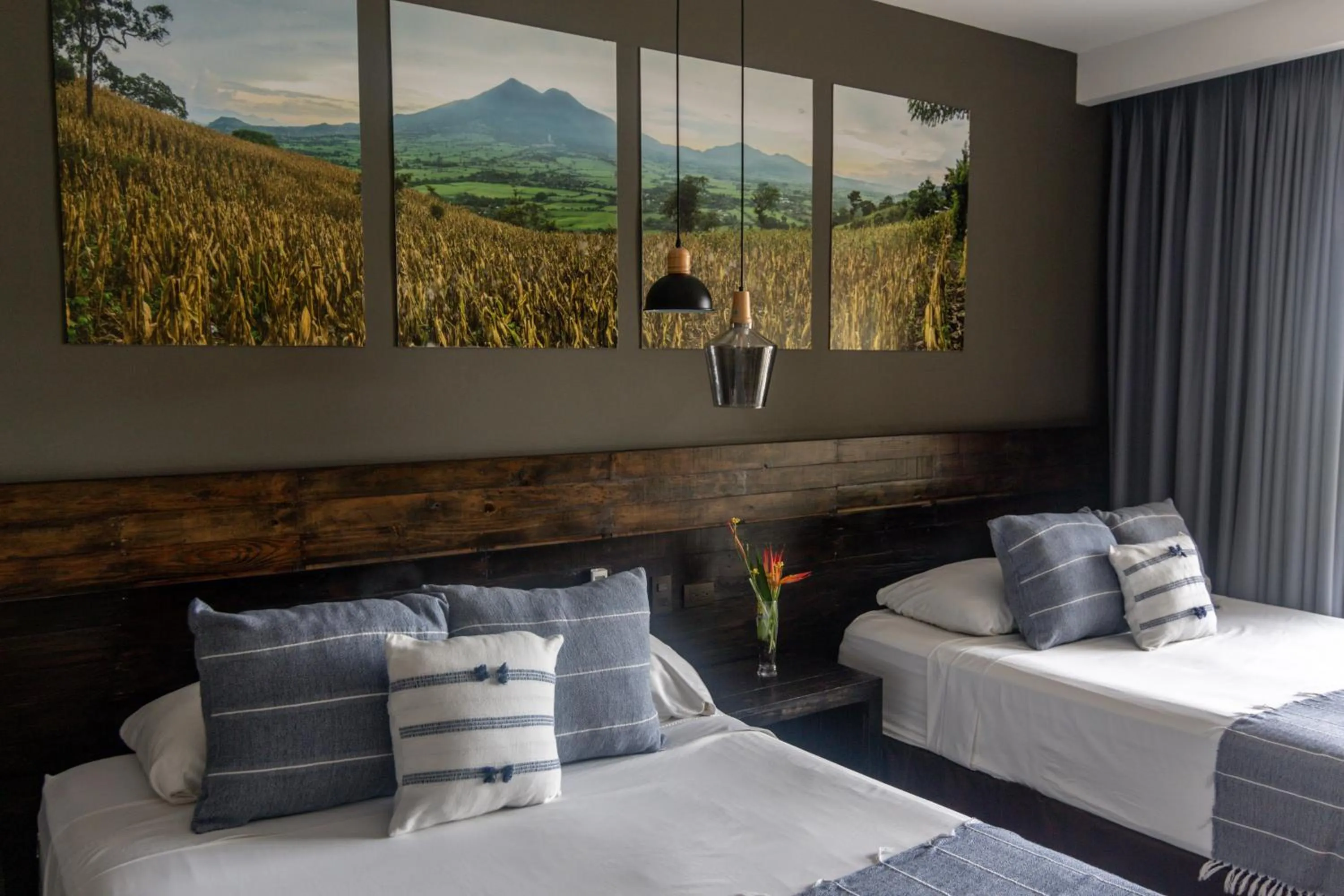 Bed in Palo Verde Sustainable Hotel