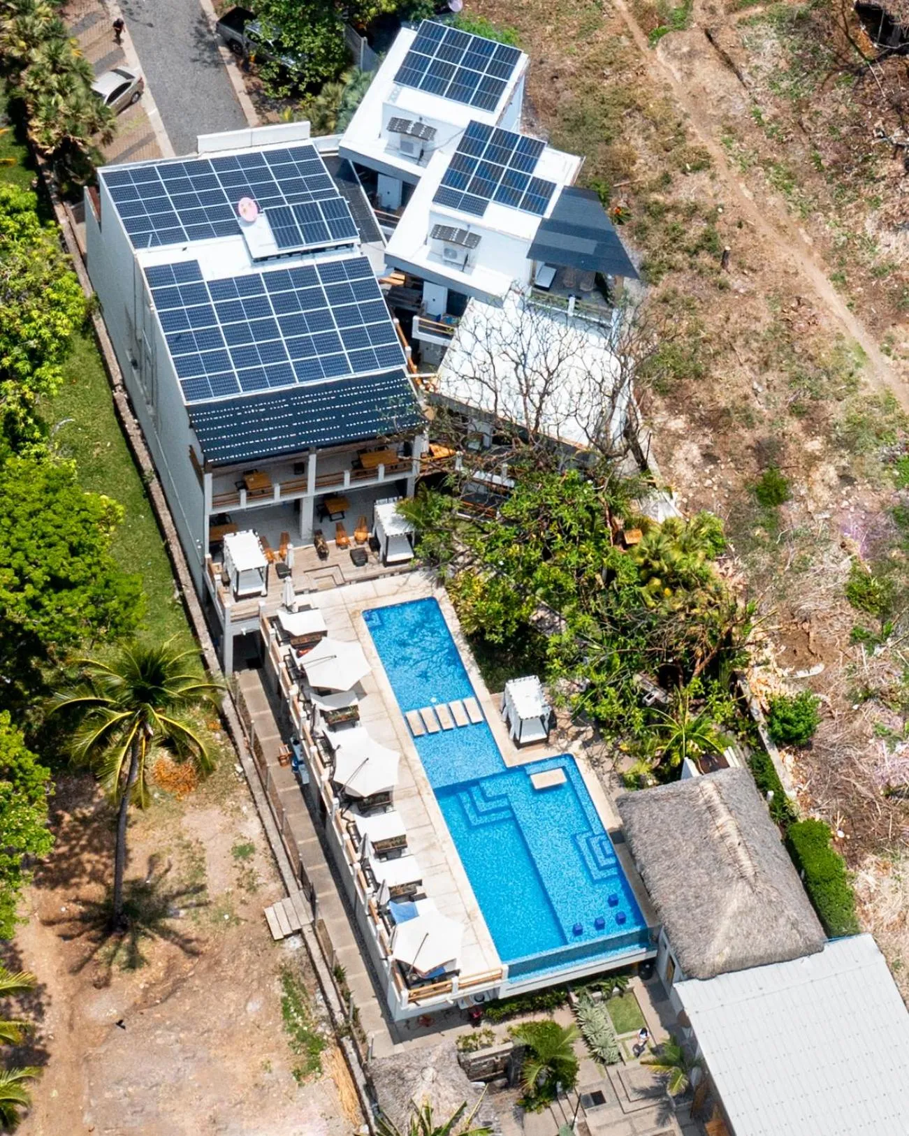 Bird's eye view in Palo Verde Sustainable Hotel