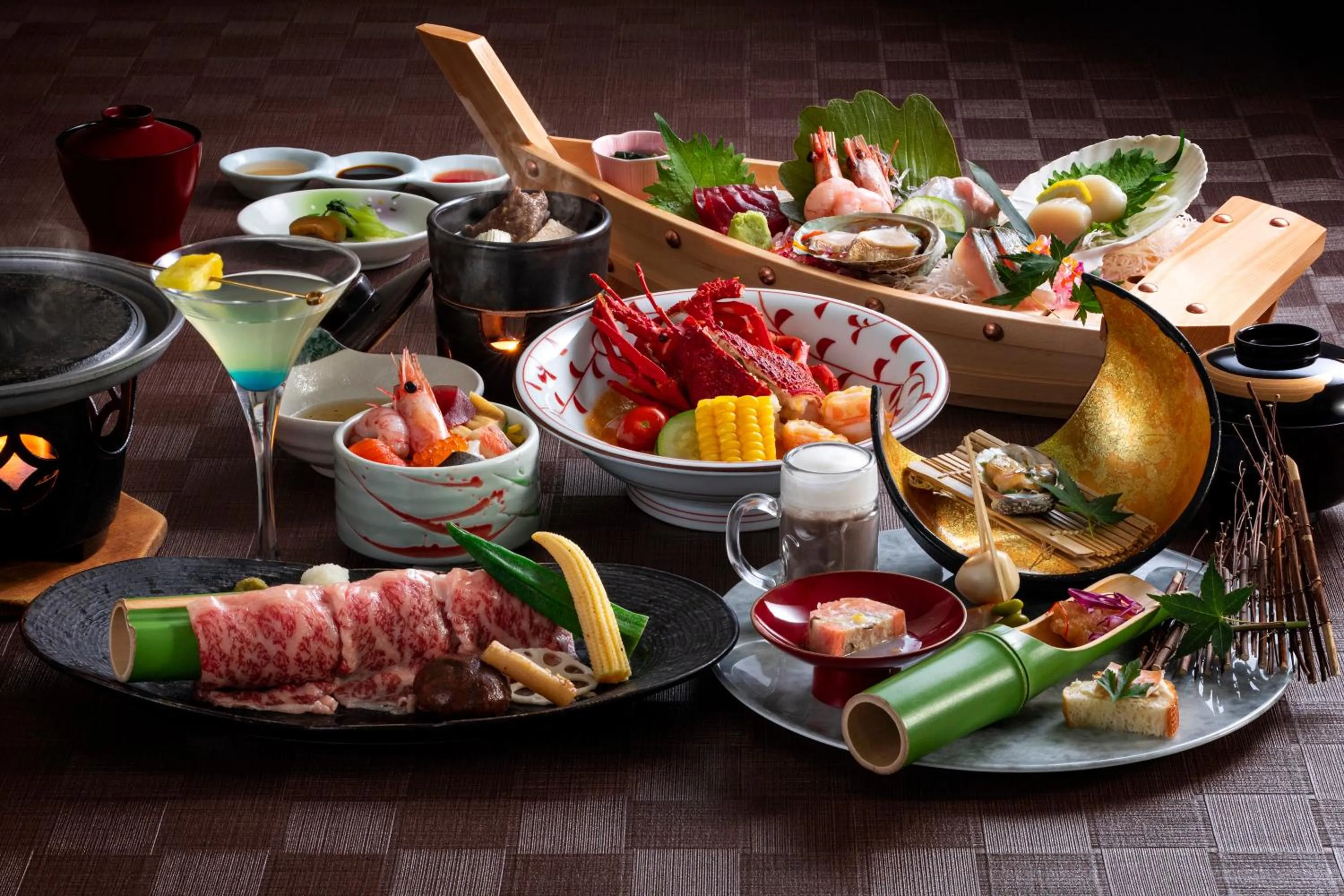 Dinner in Shogetsu Grand Hotel