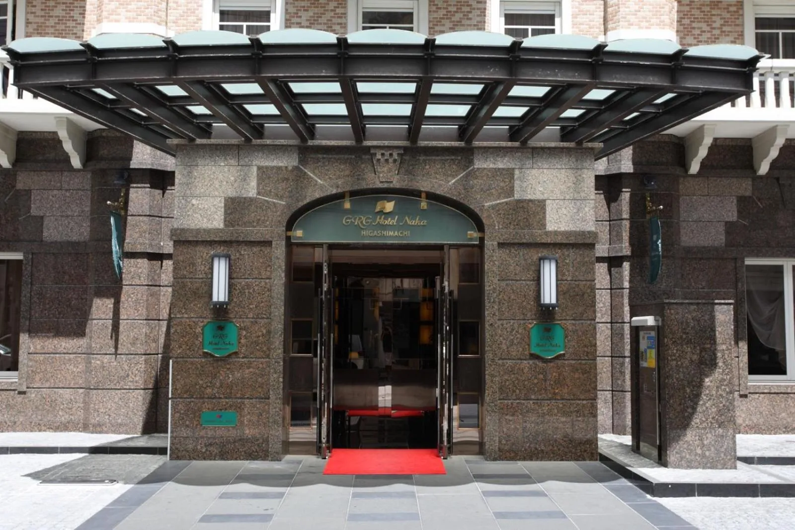 Facade/entrance in GRG Hotel Naha Higashimachi