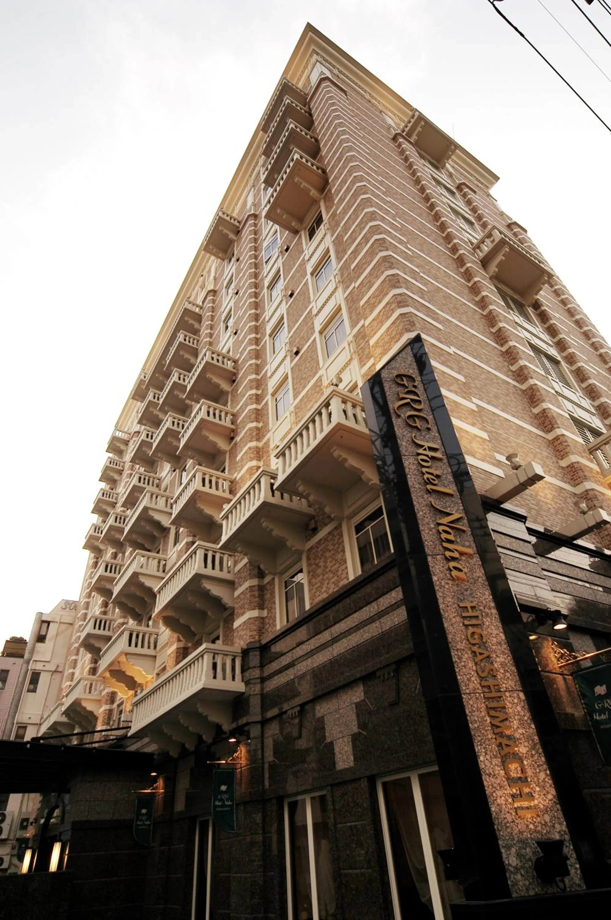 Facade/entrance in GRG Hotel Naha Higashimachi