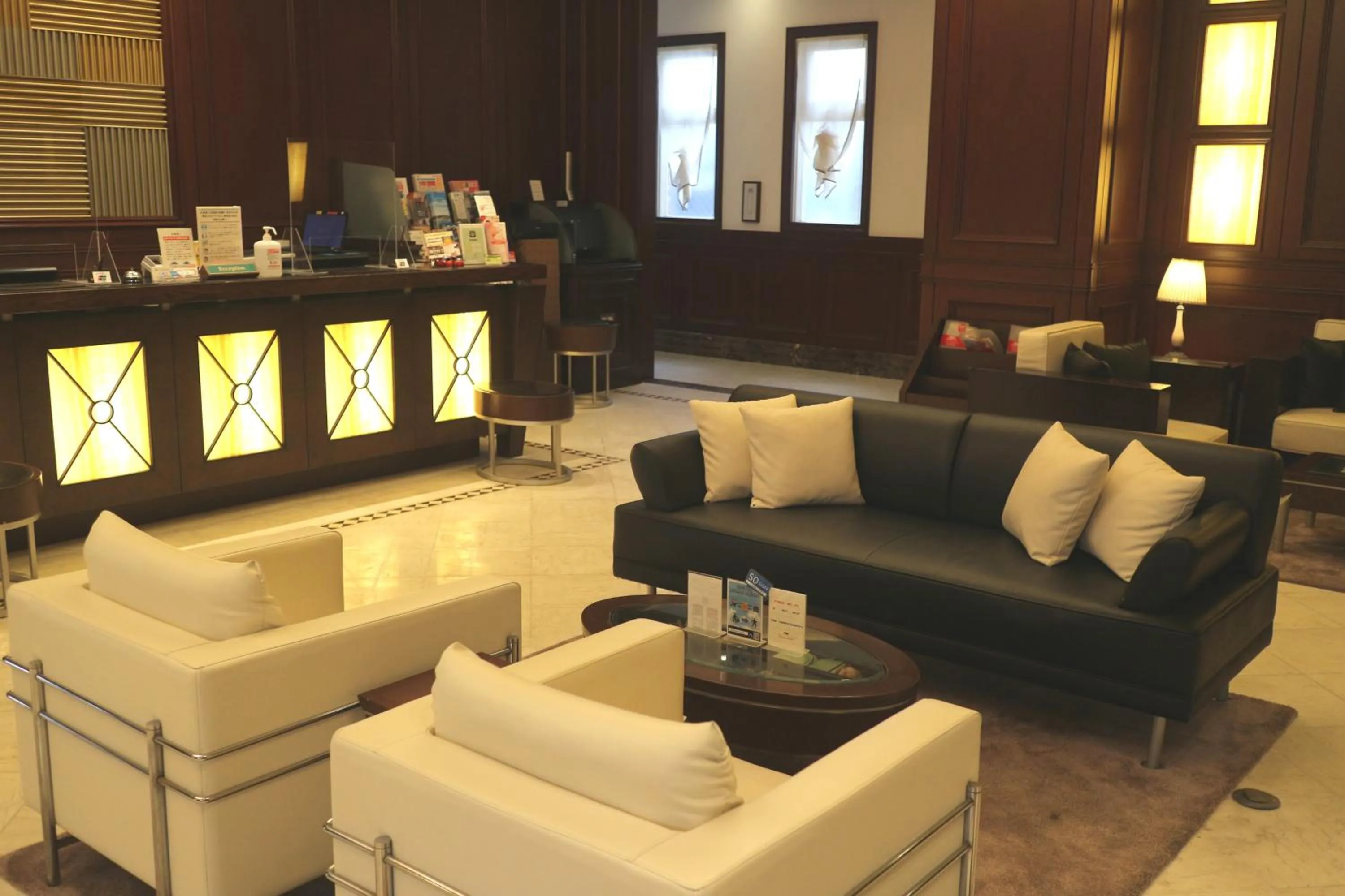 Lobby or reception in GRG Hotel Naha Higashimachi