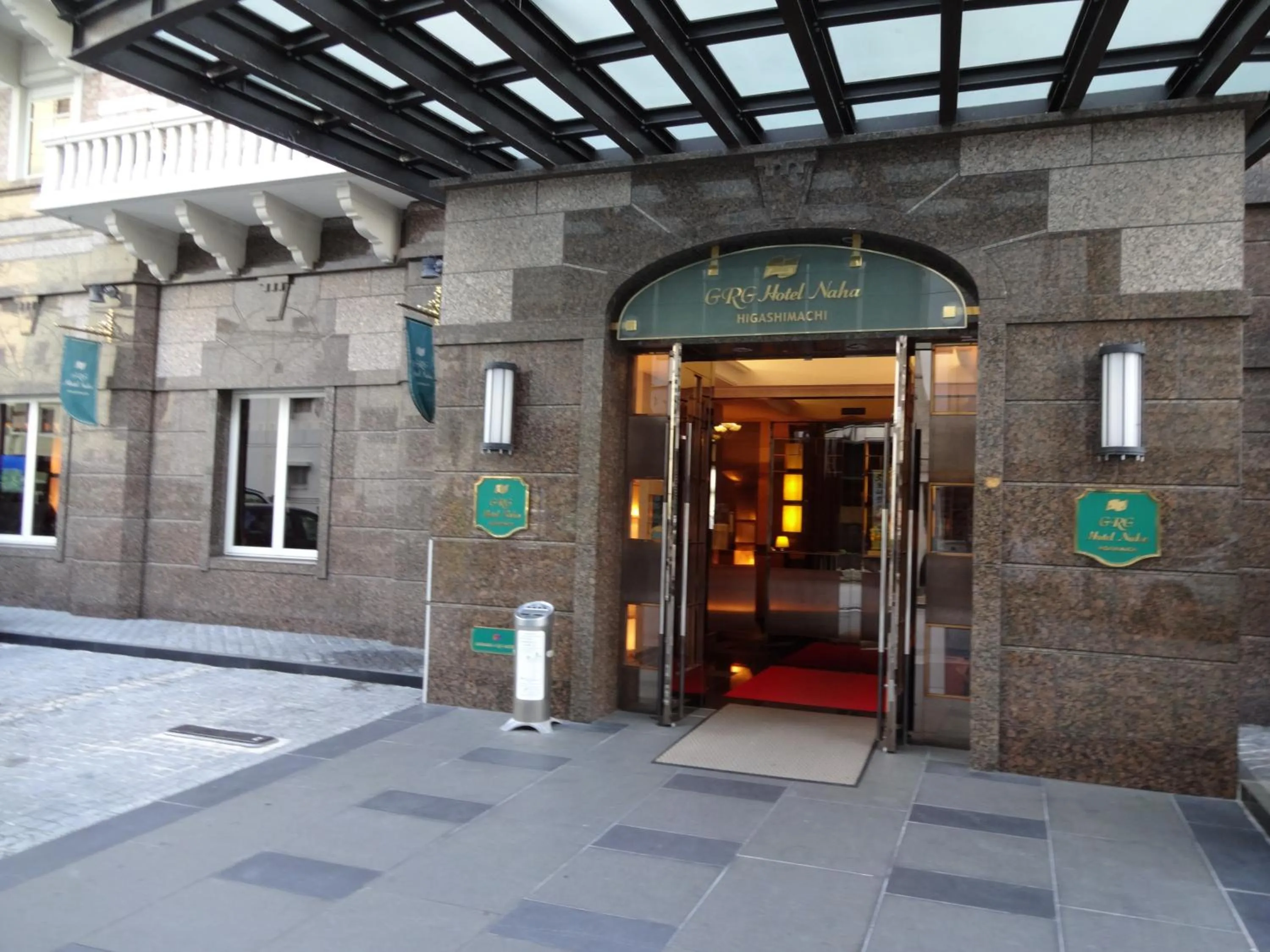 Facade/entrance in GRG Hotel Naha Higashimachi