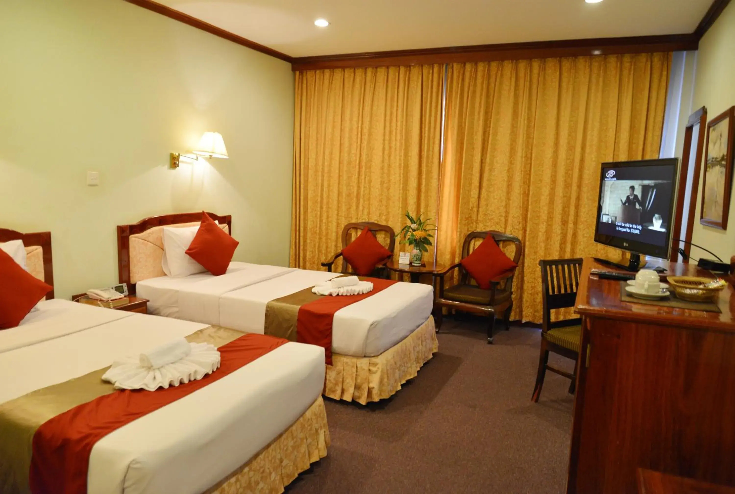 Bedroom, Bed in Angkor Hotel Bedroom, Bed in Angkor Hotel