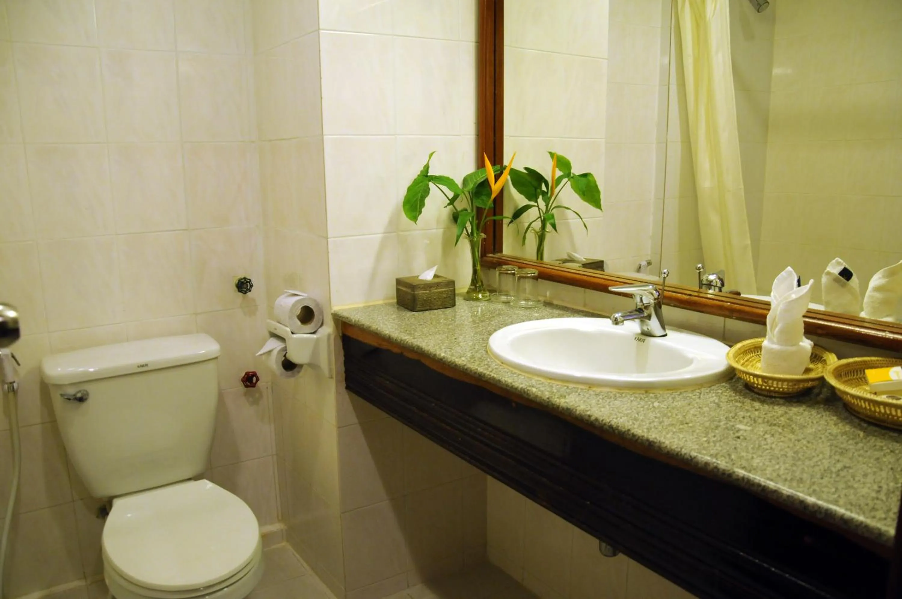 Bathroom in Angkor Hotel