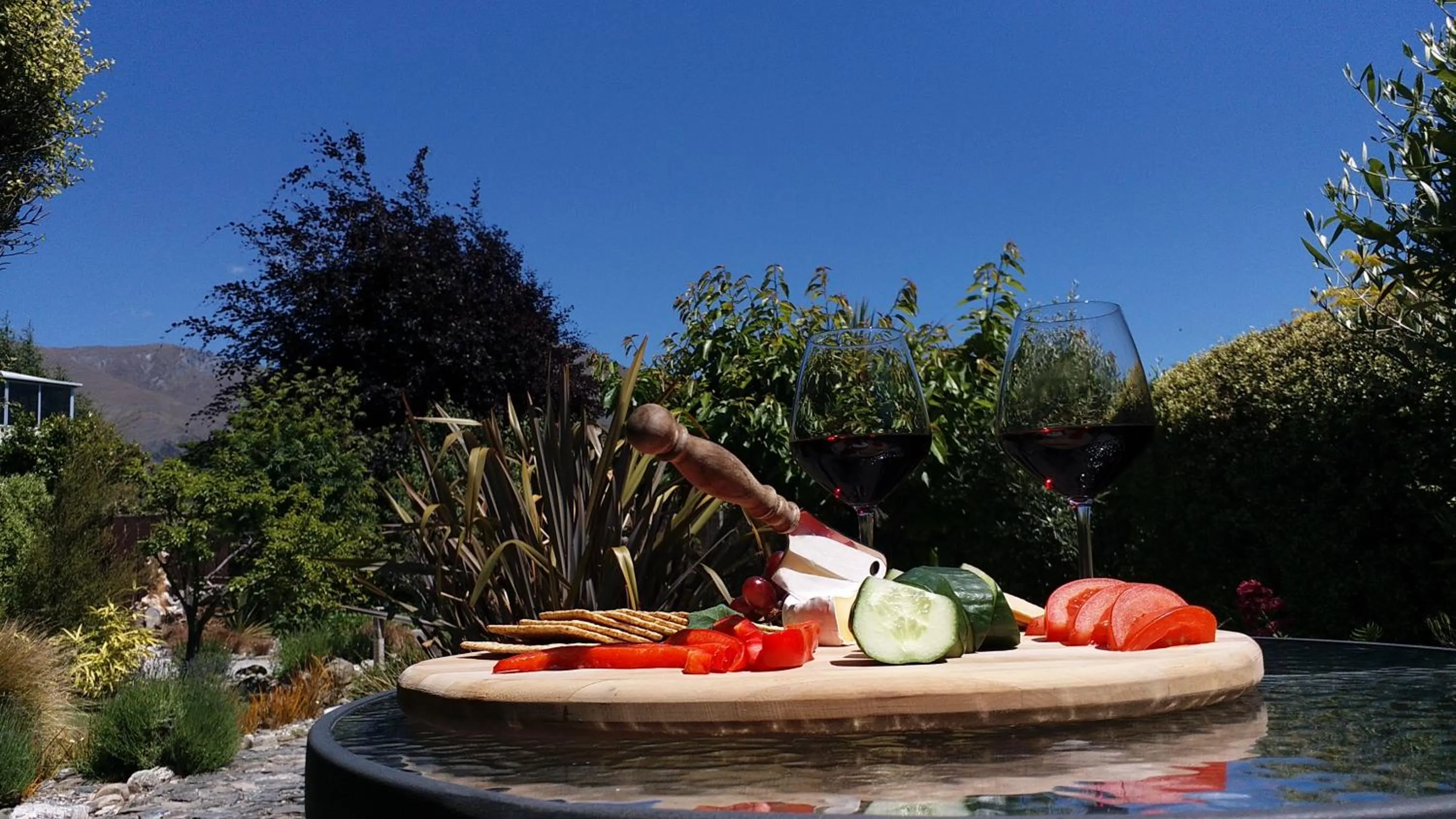 Garden view in Peak Sport Chalet
