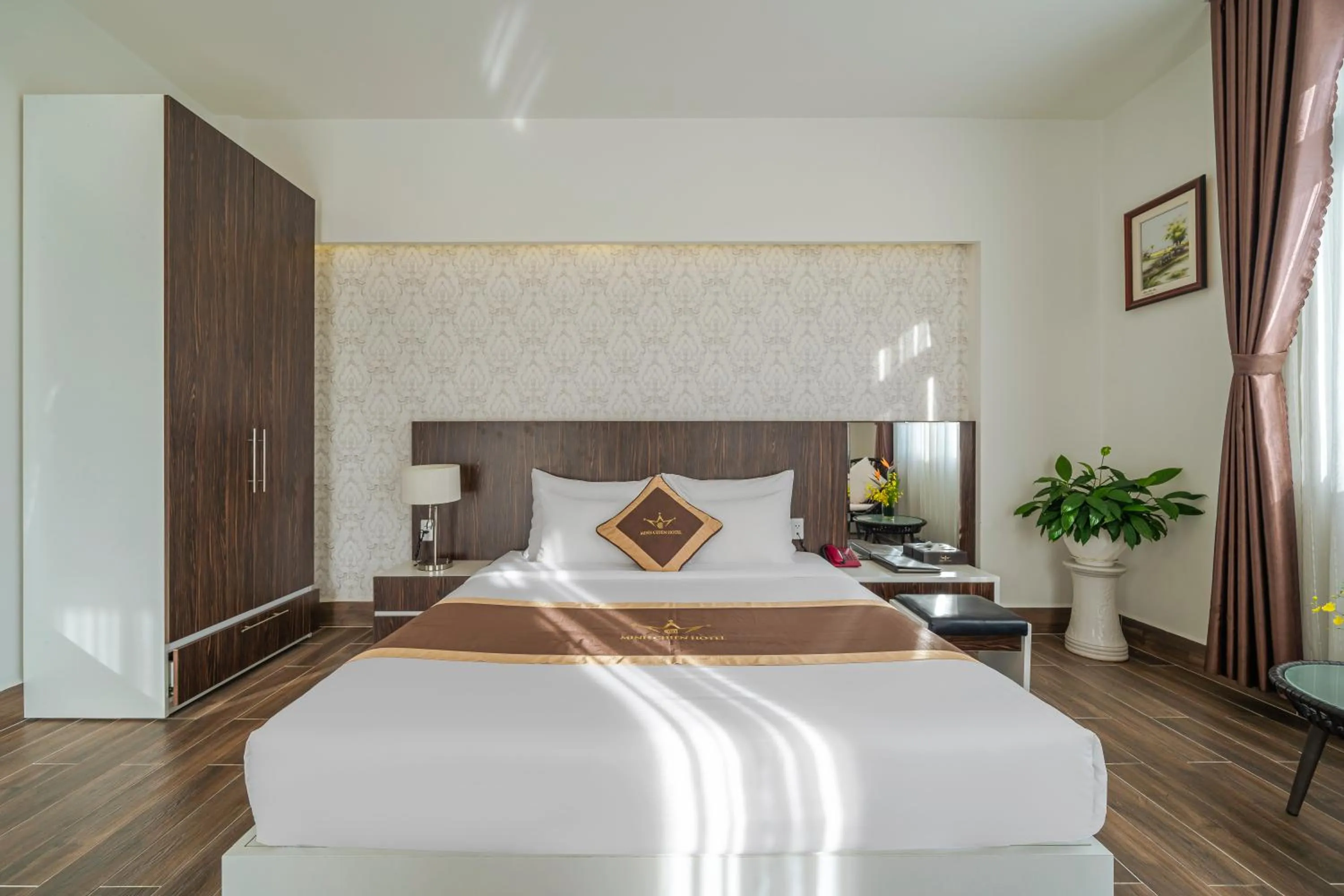 Bed in Minh Chien Hotel