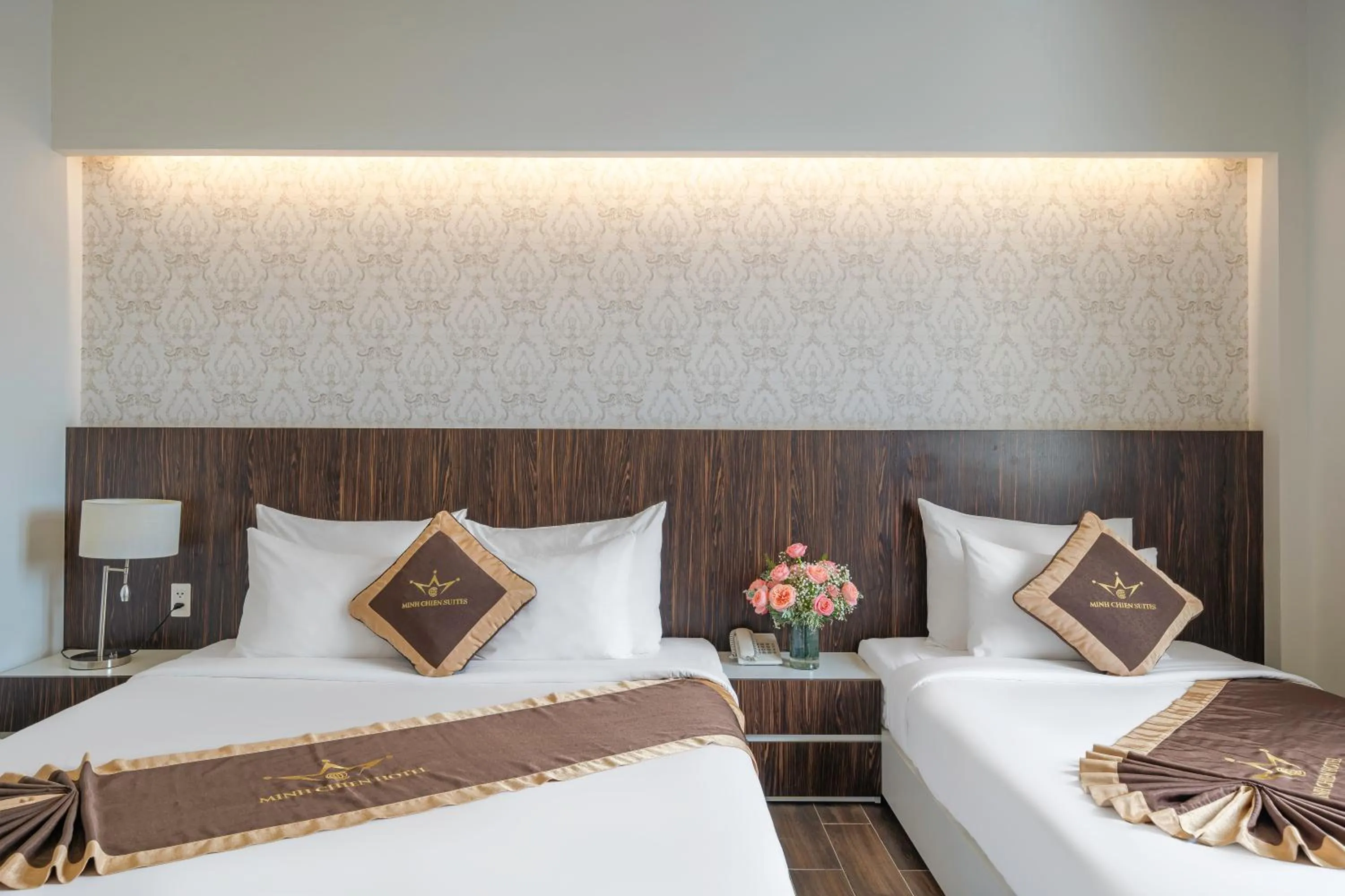 Bed in Minh Chien Hotel