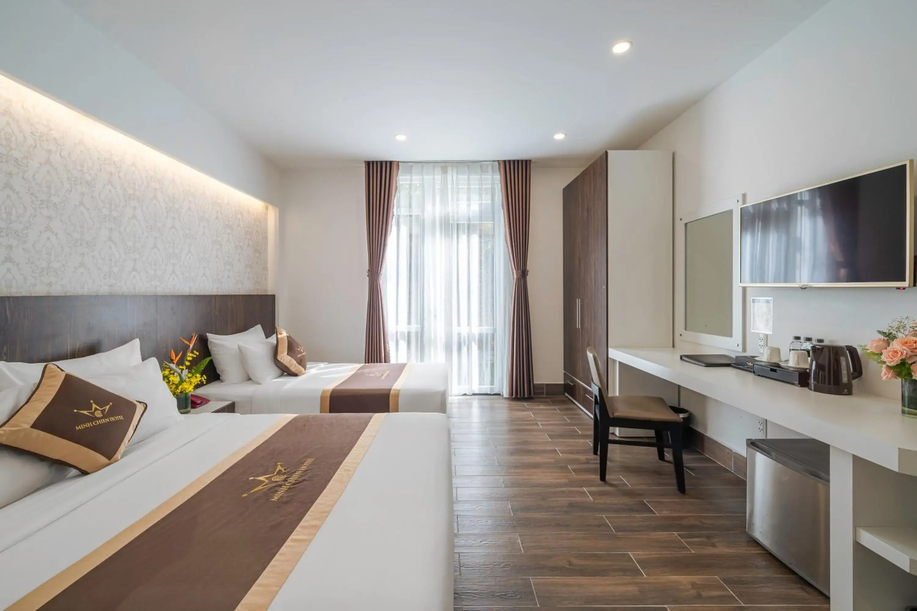 Bedroom, Bed in Minh Chien Hotel Bedroom, Bed in Minh Chien Hotel