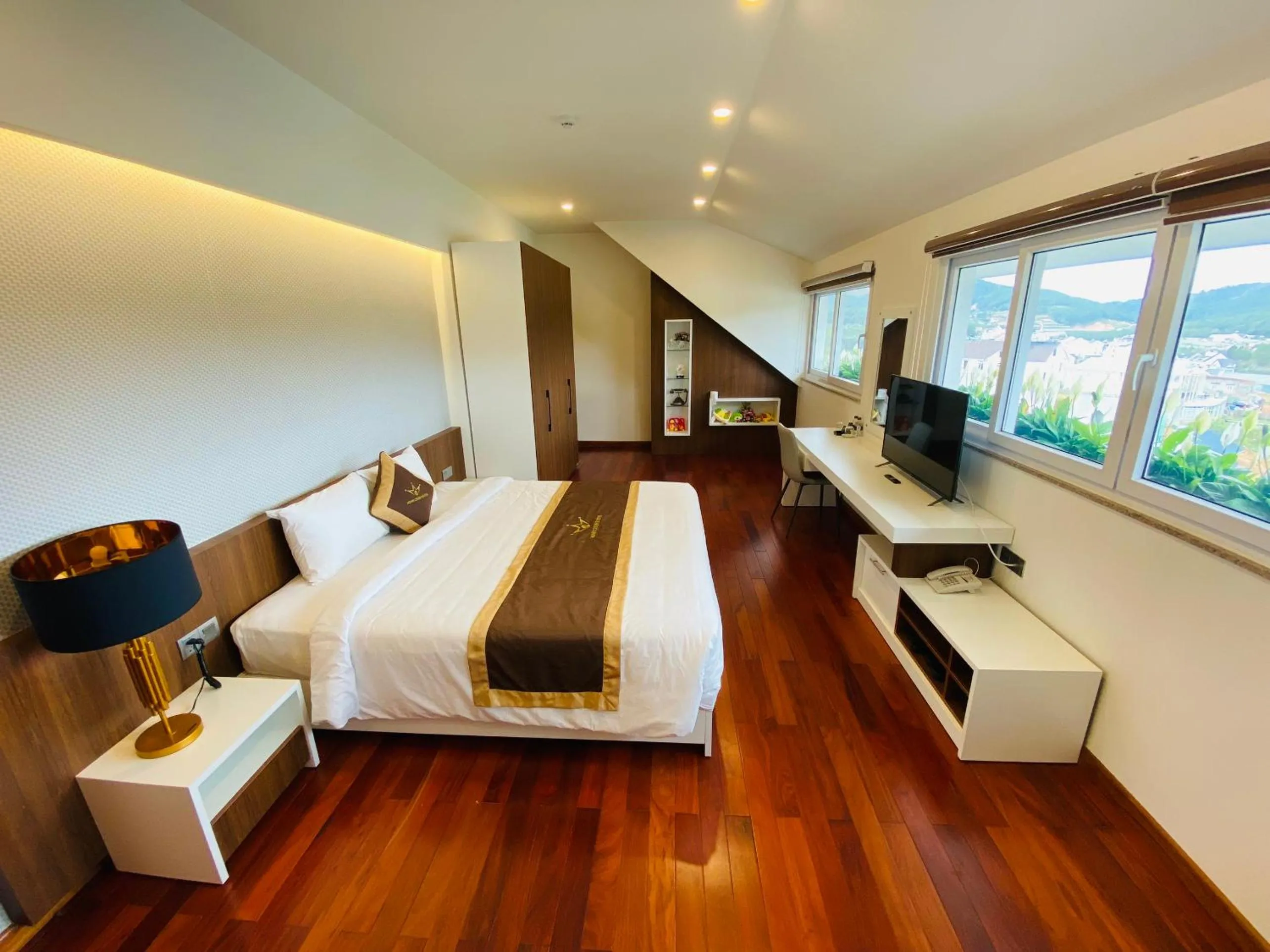 Bed in Minh Chien Hotel