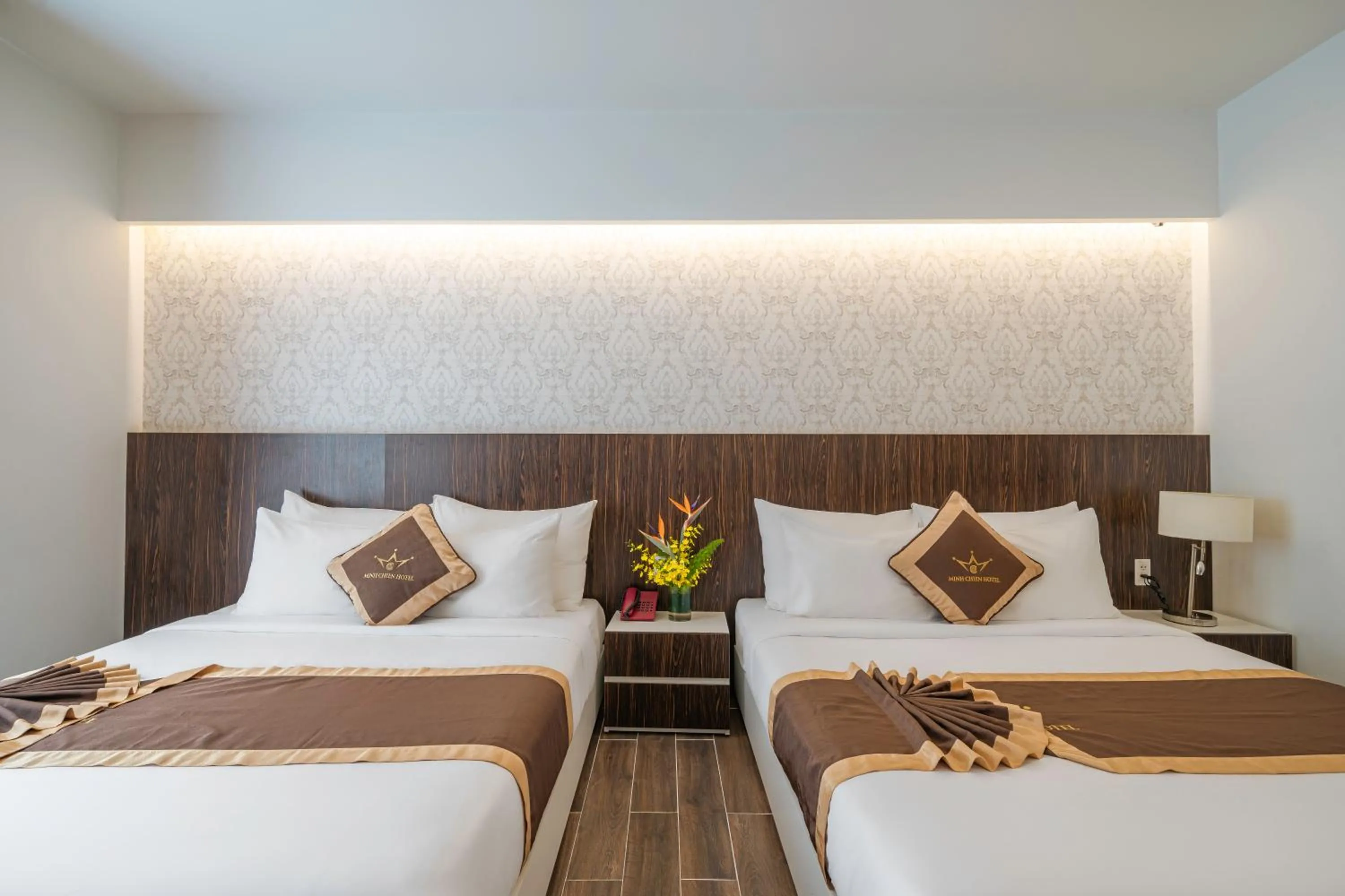 Bed in Minh Chien Hotel