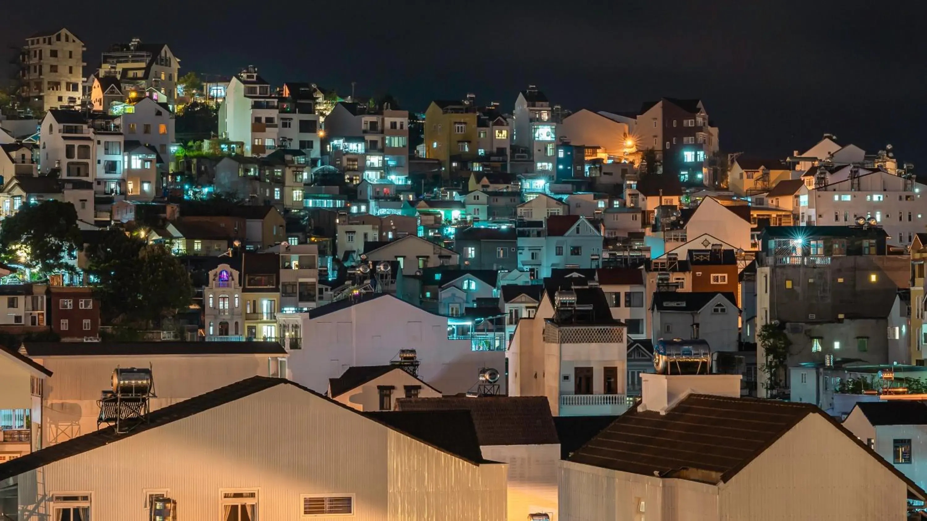 City view in Minh Chien Hotel City view in Minh Chien Hotel