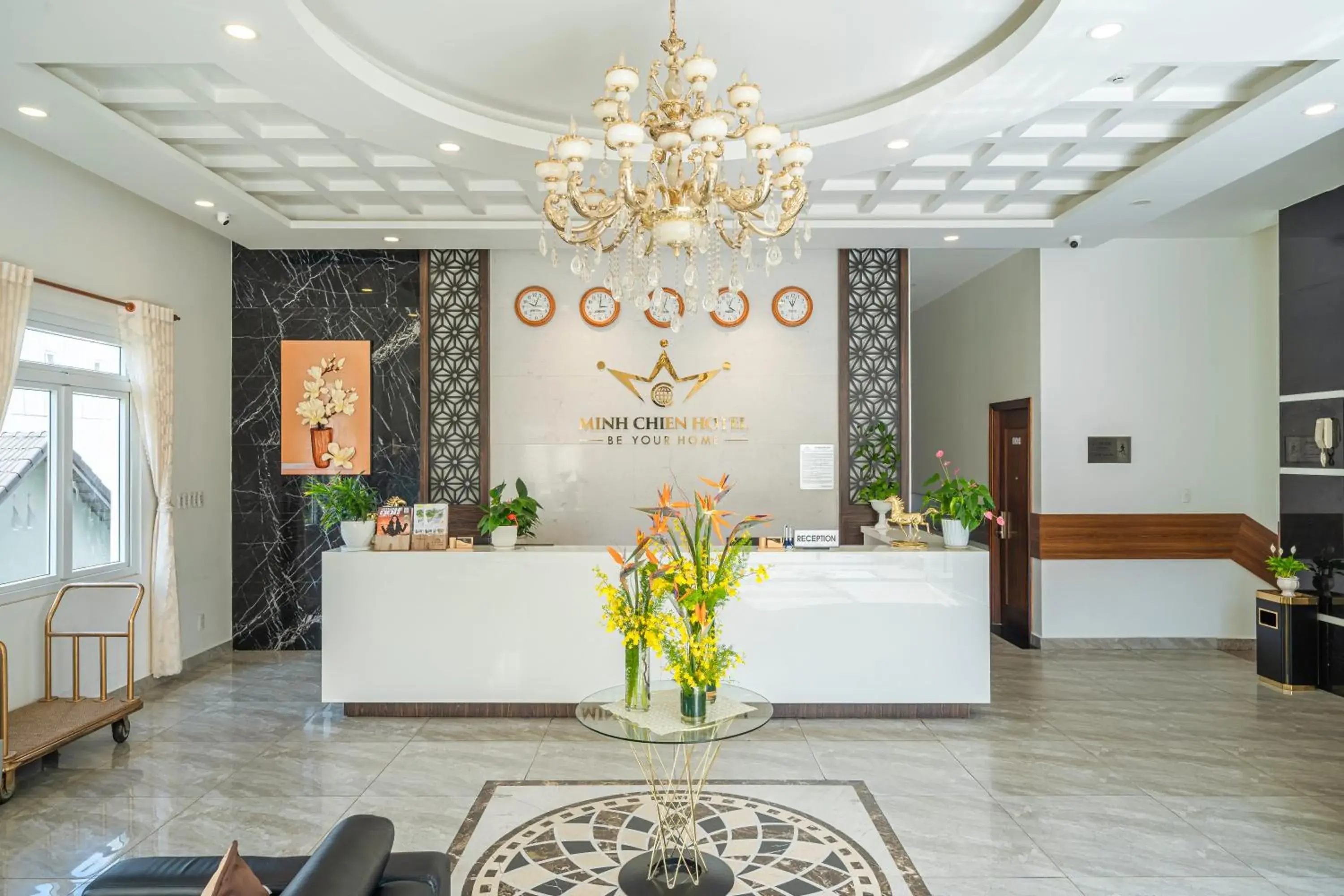 Lobby or reception in Minh Chien Hotel Lobby or reception in Minh Chien Hotel