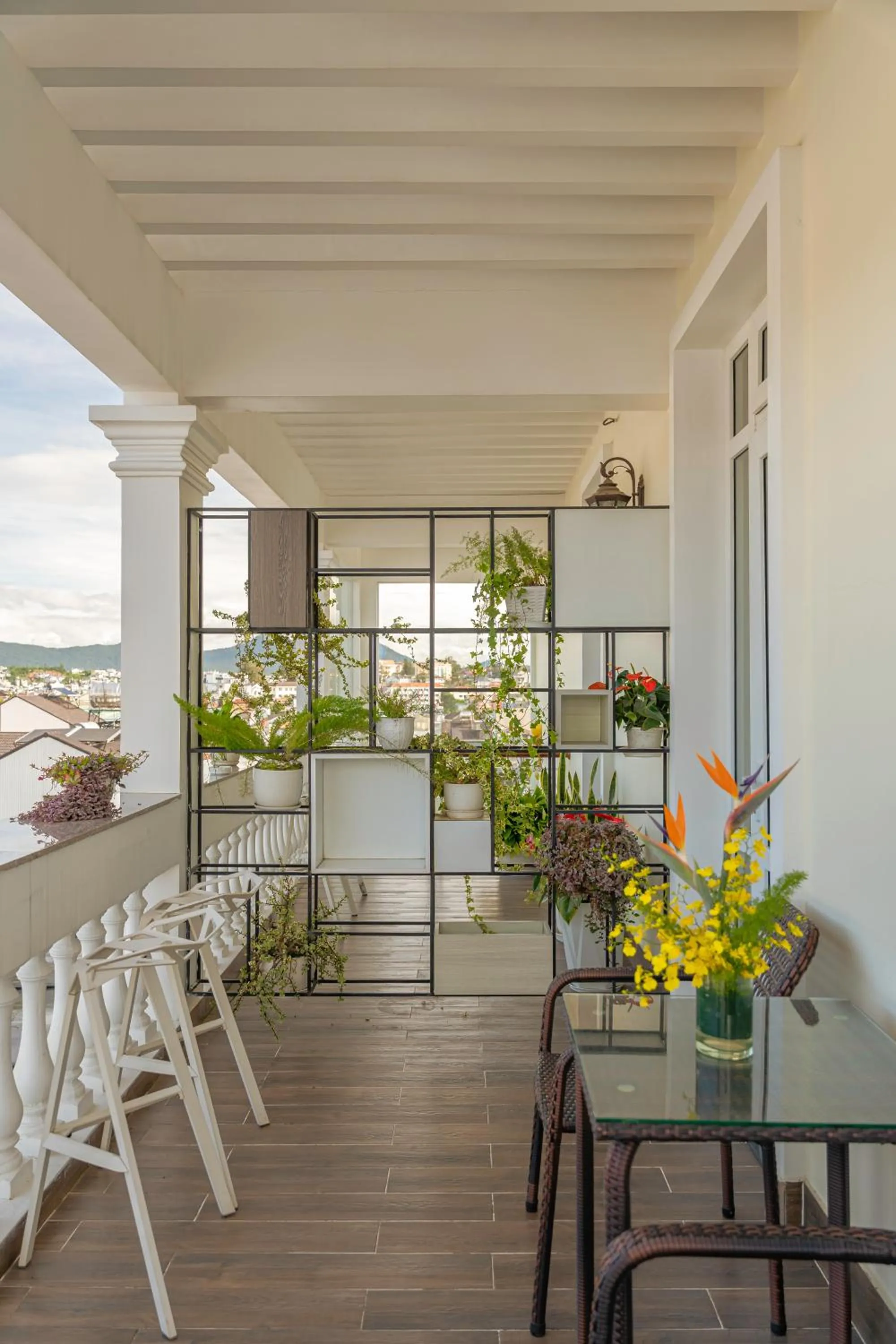 Balcony/Terrace in Minh Chien Hotel