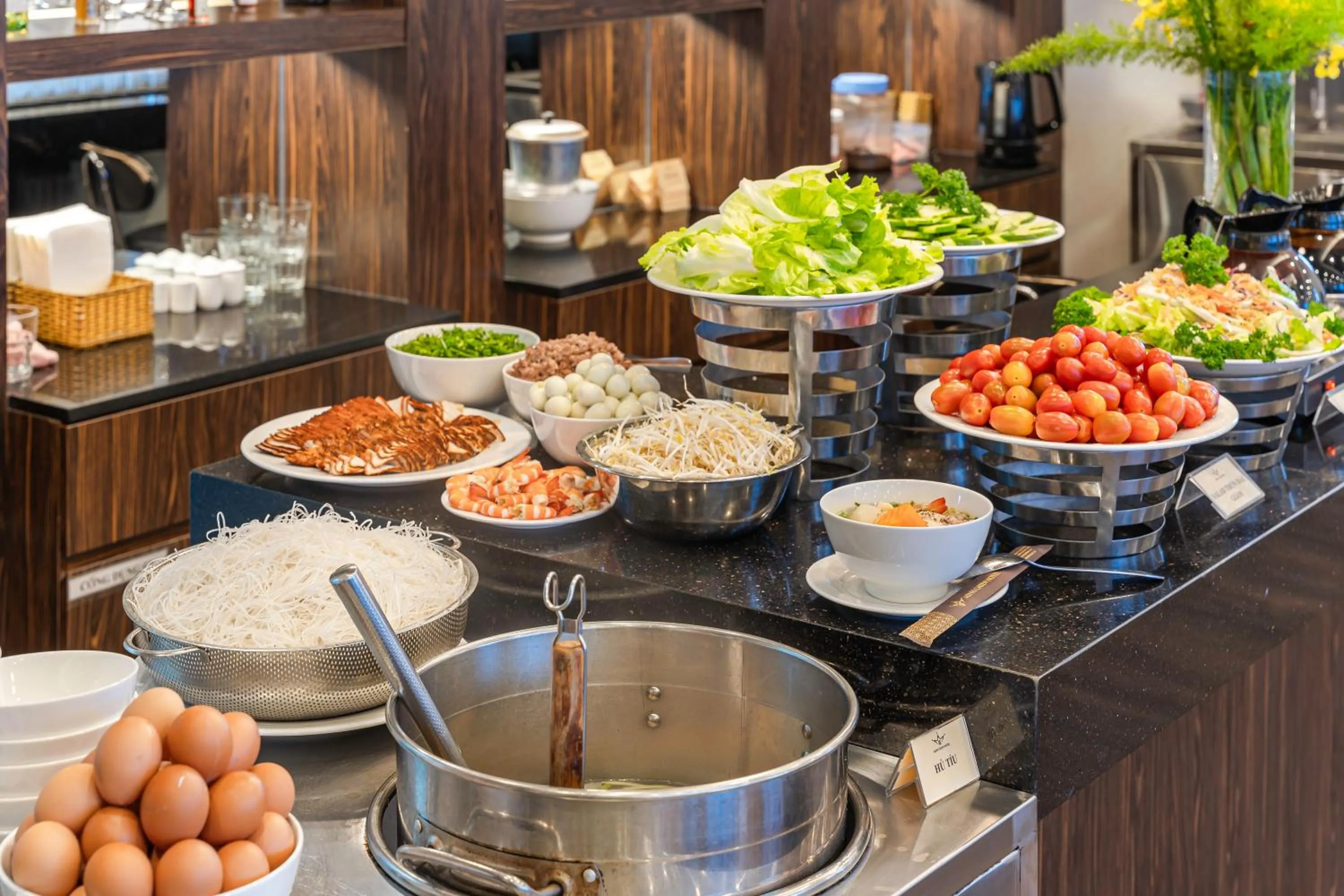 Food and drinks in Minh Chien Hotel