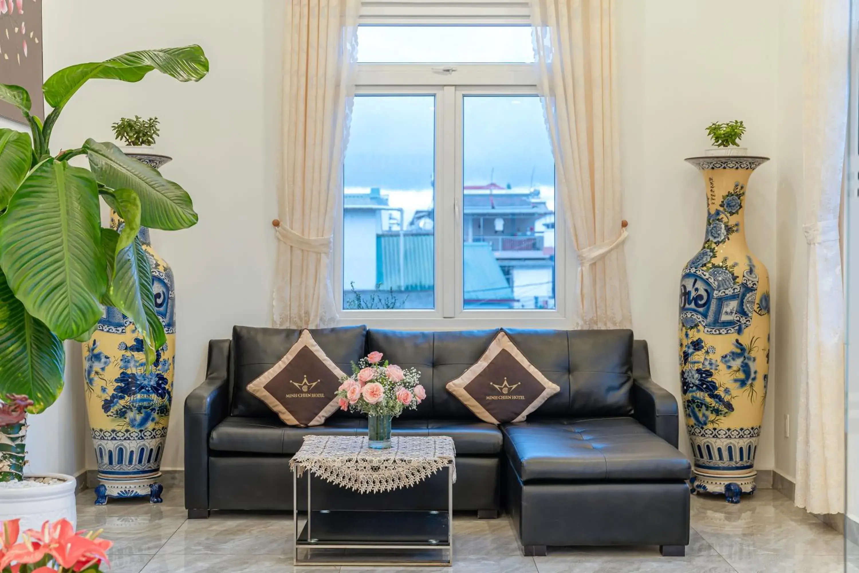 Lobby or reception in Minh Chien Hotel Lobby or reception in Minh Chien Hotel