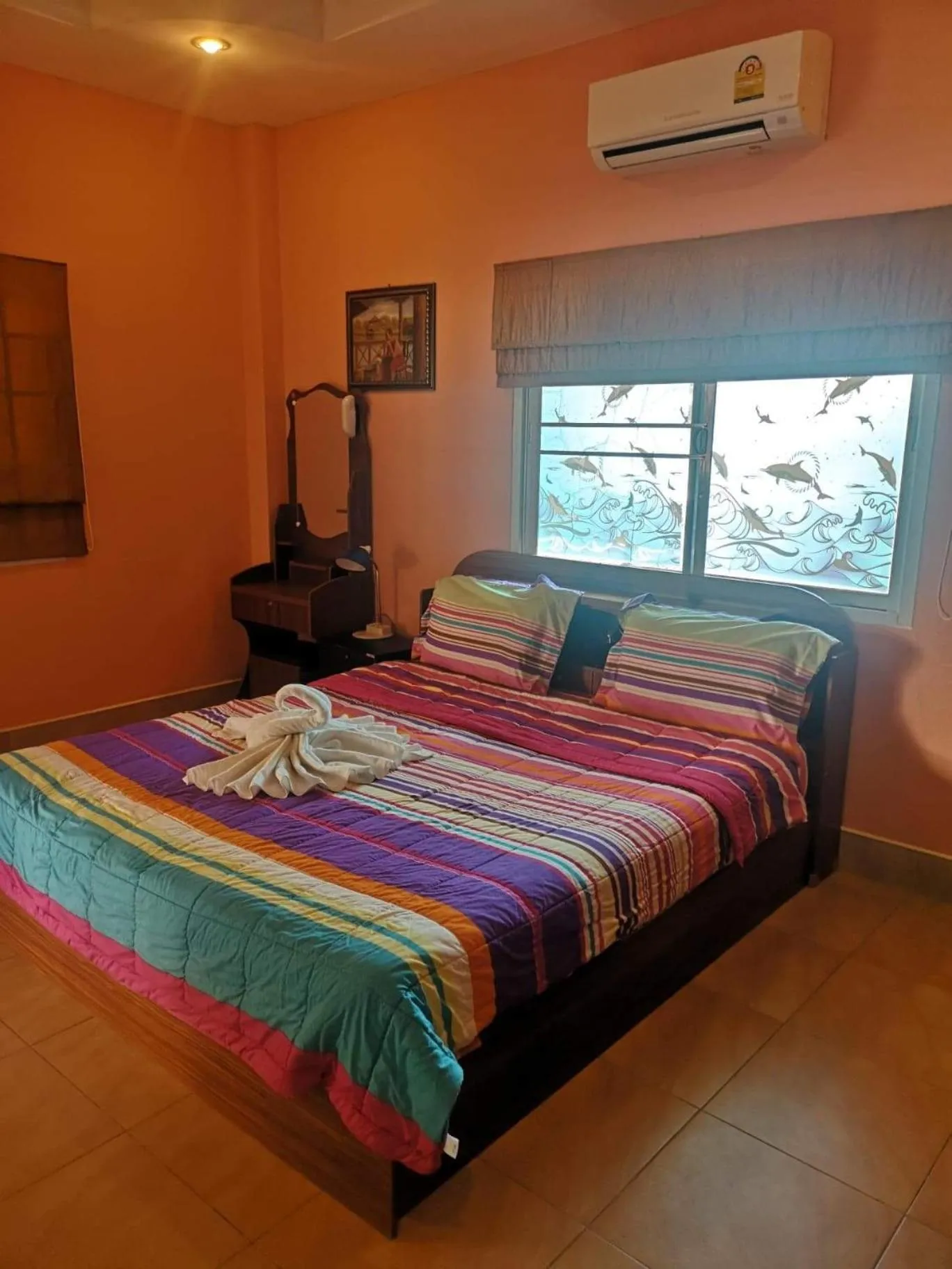 Bed in Baan Sabaijai Resort