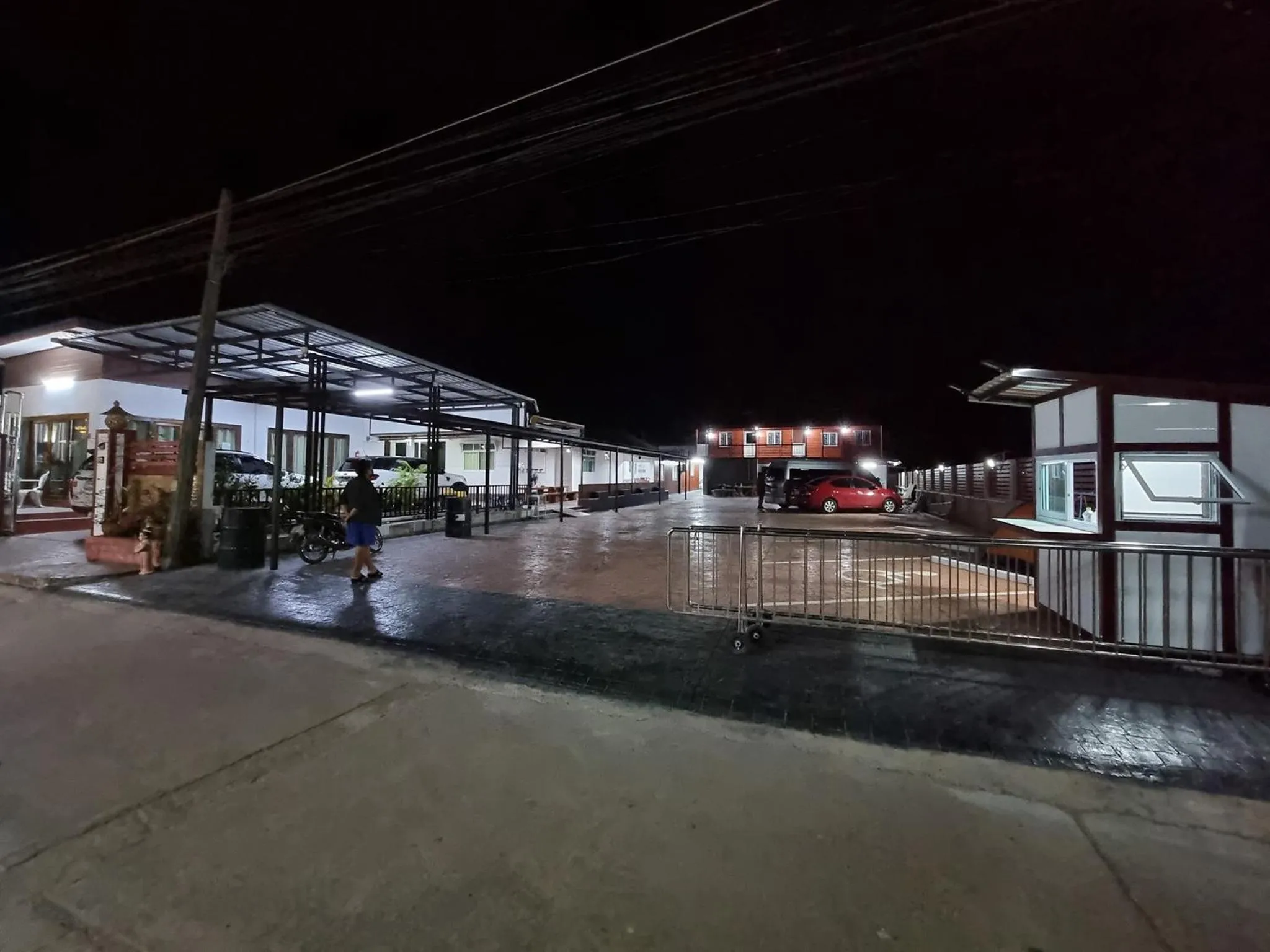 Quiet street view in Baan Sabaijai Resort