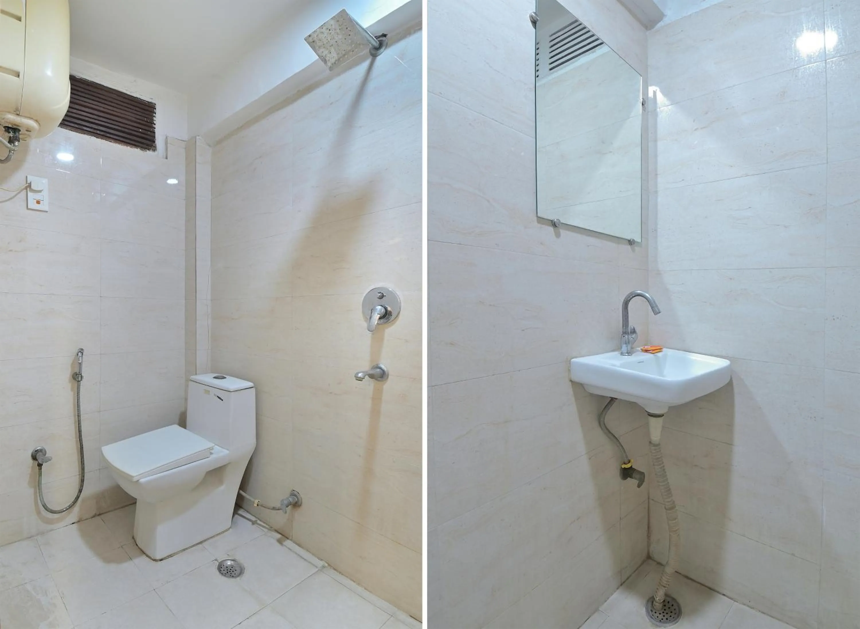 Shower in Hotel Maharani -New Delhi Railway Station - Paharganj