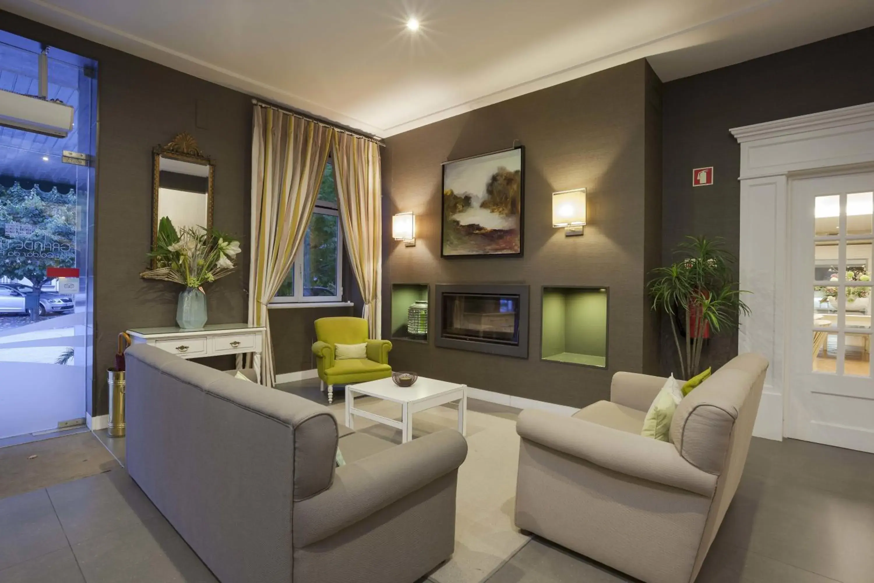 Living room in Grande Hotel das Caldas da Felgueira Living room in Grande Hotel das Caldas da Felgueira