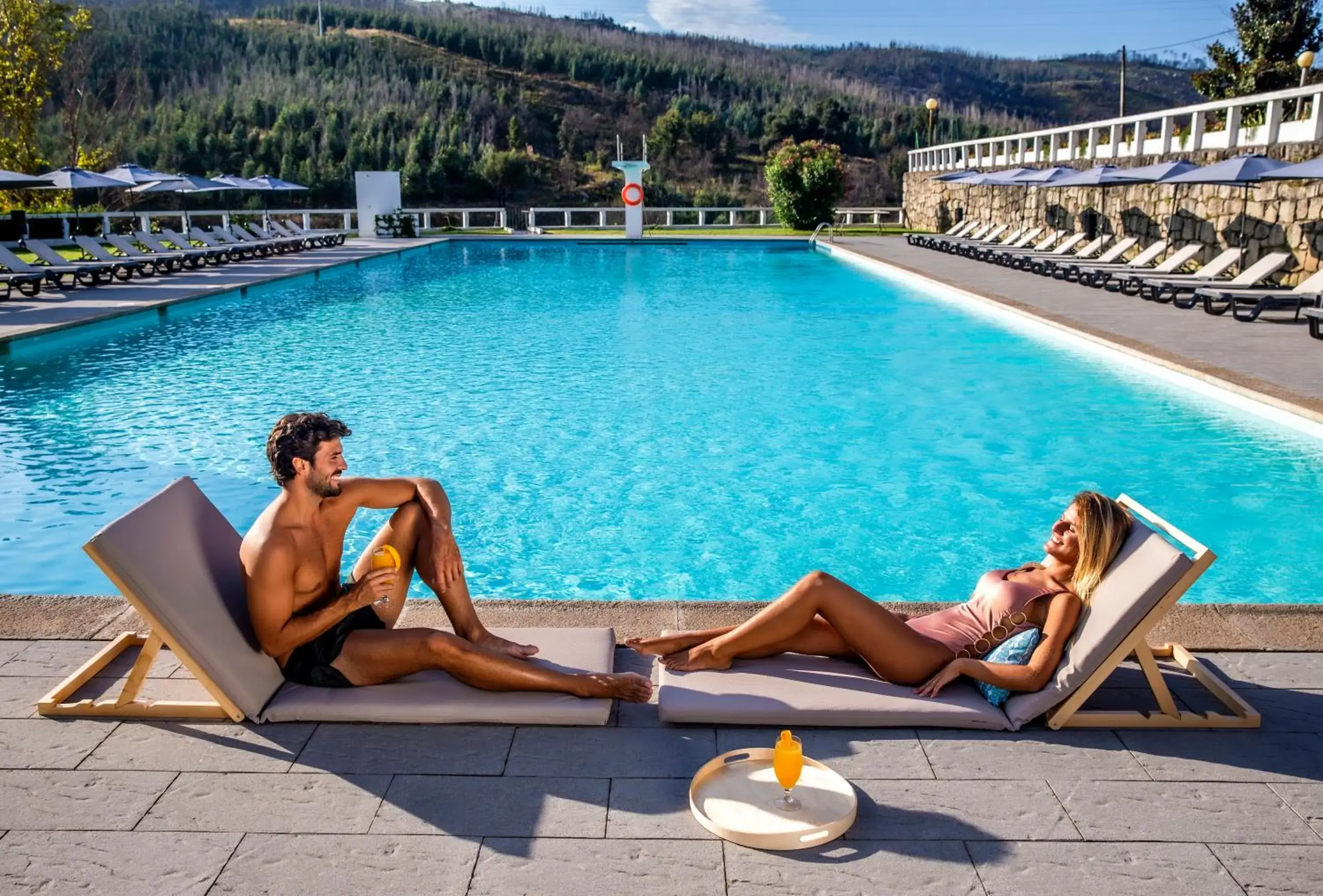 Swimming pool in Grande Hotel das Caldas da Felgueira Swimming pool in Grande Hotel das Caldas da Felgueira