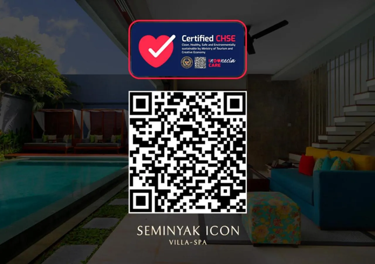 Logo/Certificate/Sign in Seminyak Icon - by Karaniya Experience - CHSE certified