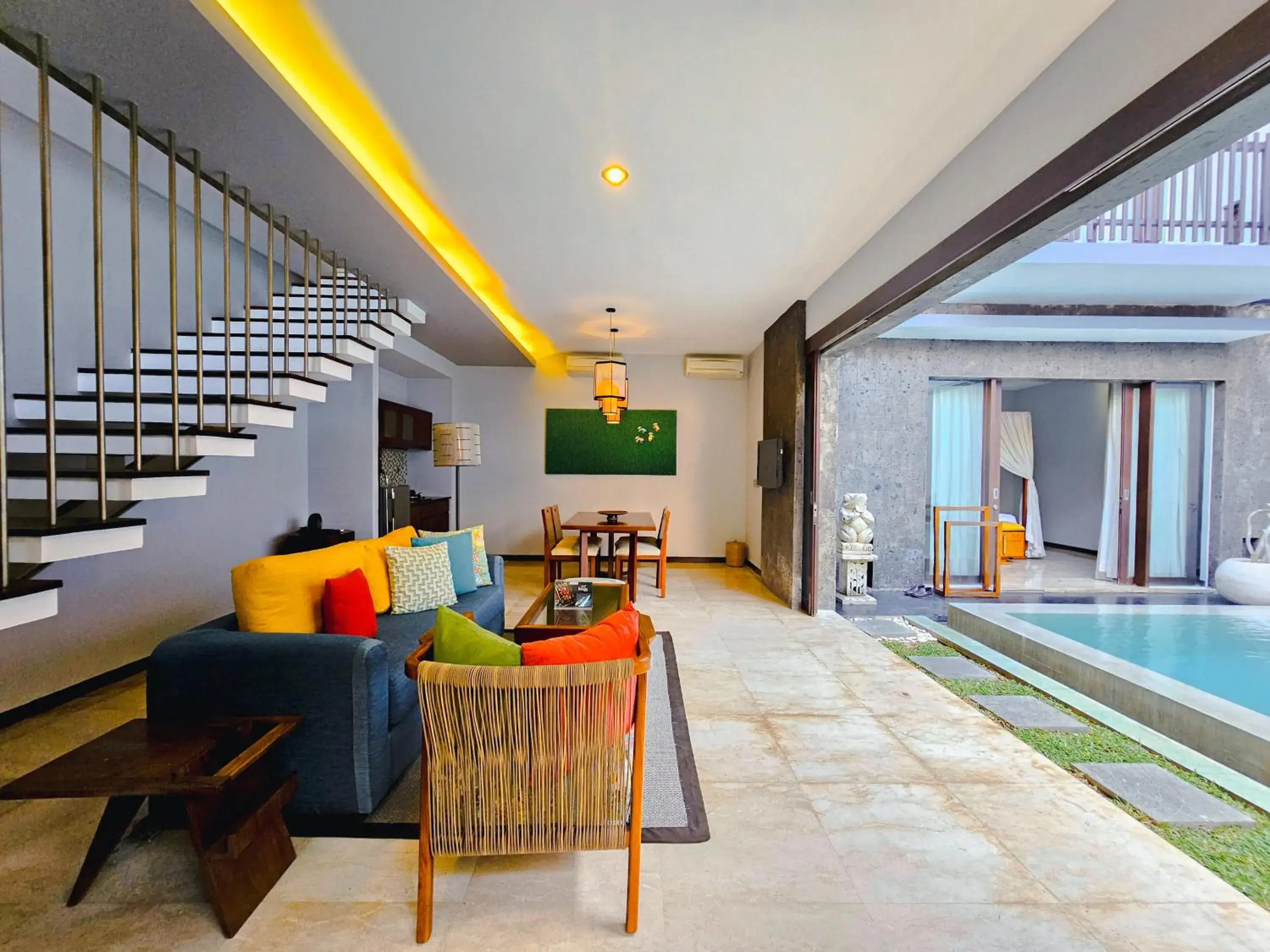 Living room in Seminyak Icon - by Karaniya Experience - CHSE certified Living room in Seminyak Icon - by Karaniya Experience - CHSE certified