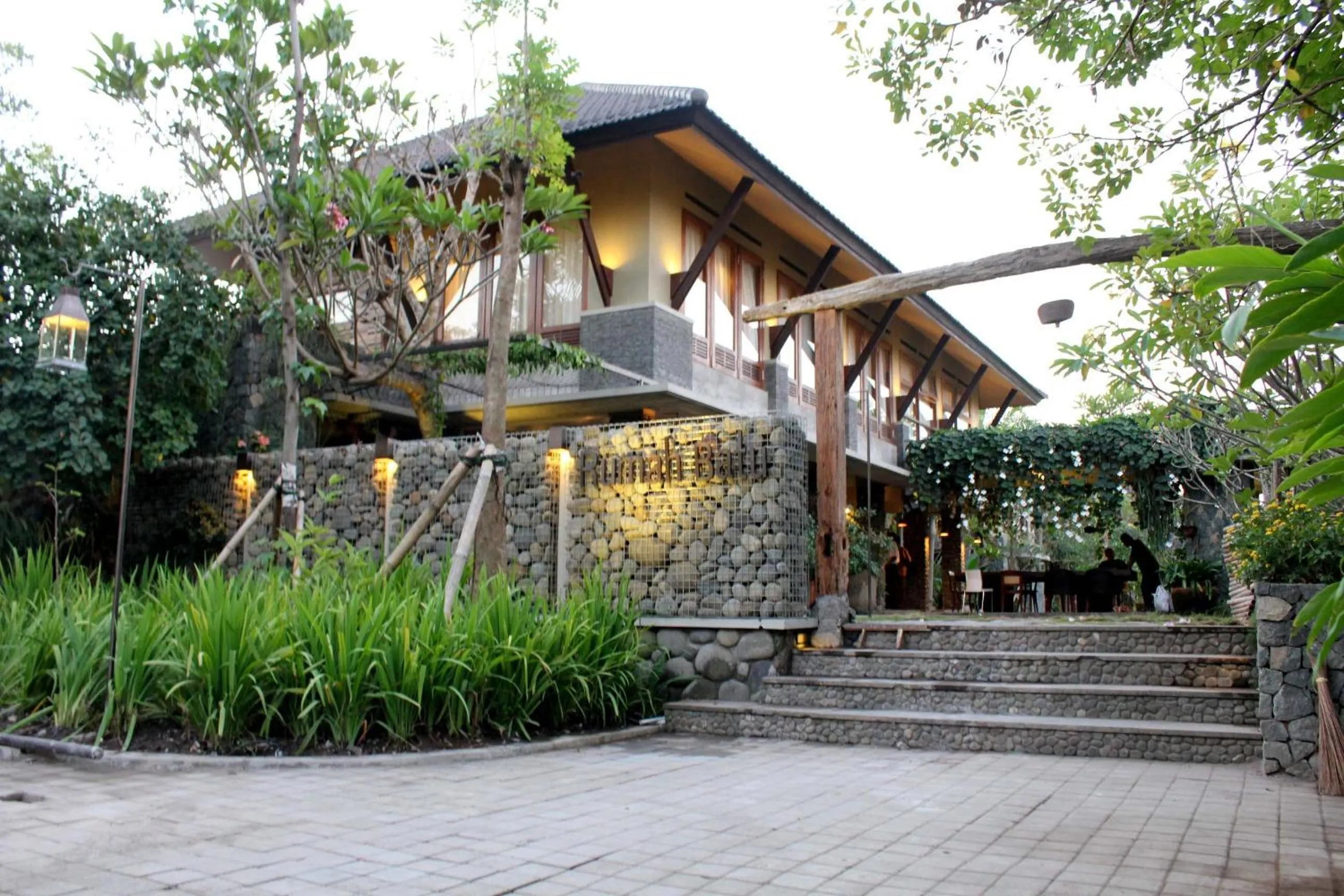 Facade/entrance in Rumah Batu Boutique Hotel