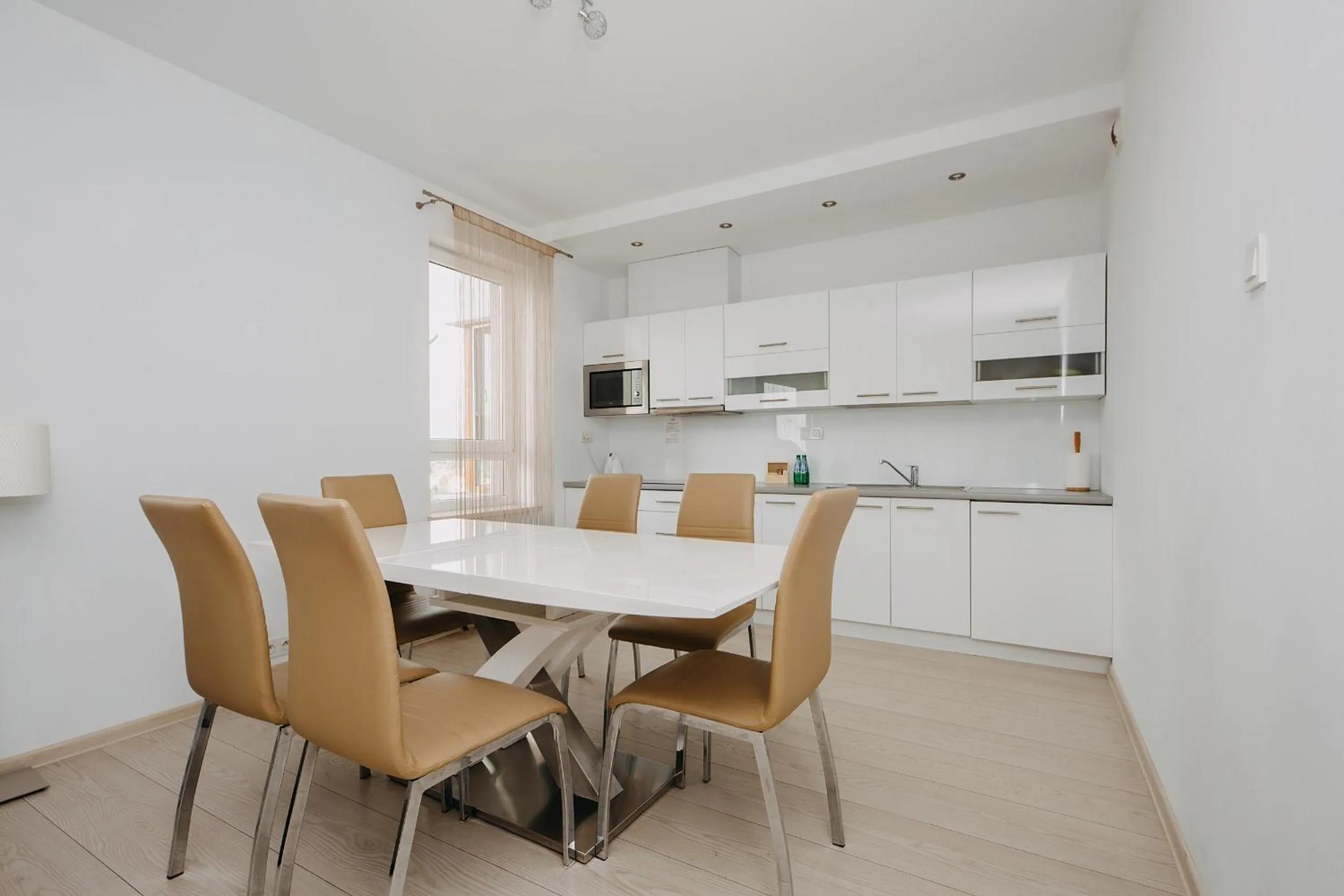 Kitchen or kitchenette in ShortStayPoland Krakowska (B65)