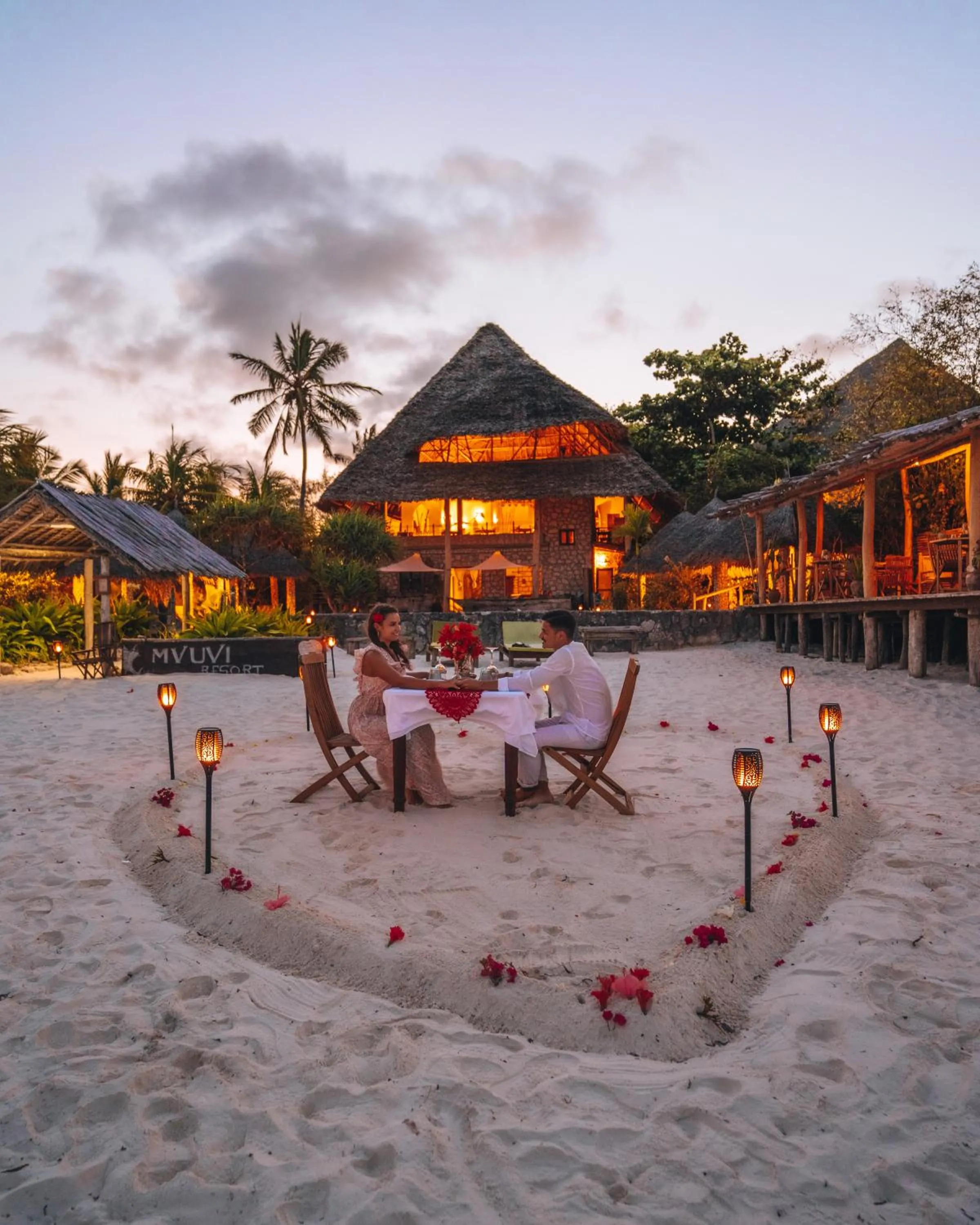 Dinner in Mvuvi Boutique Resort