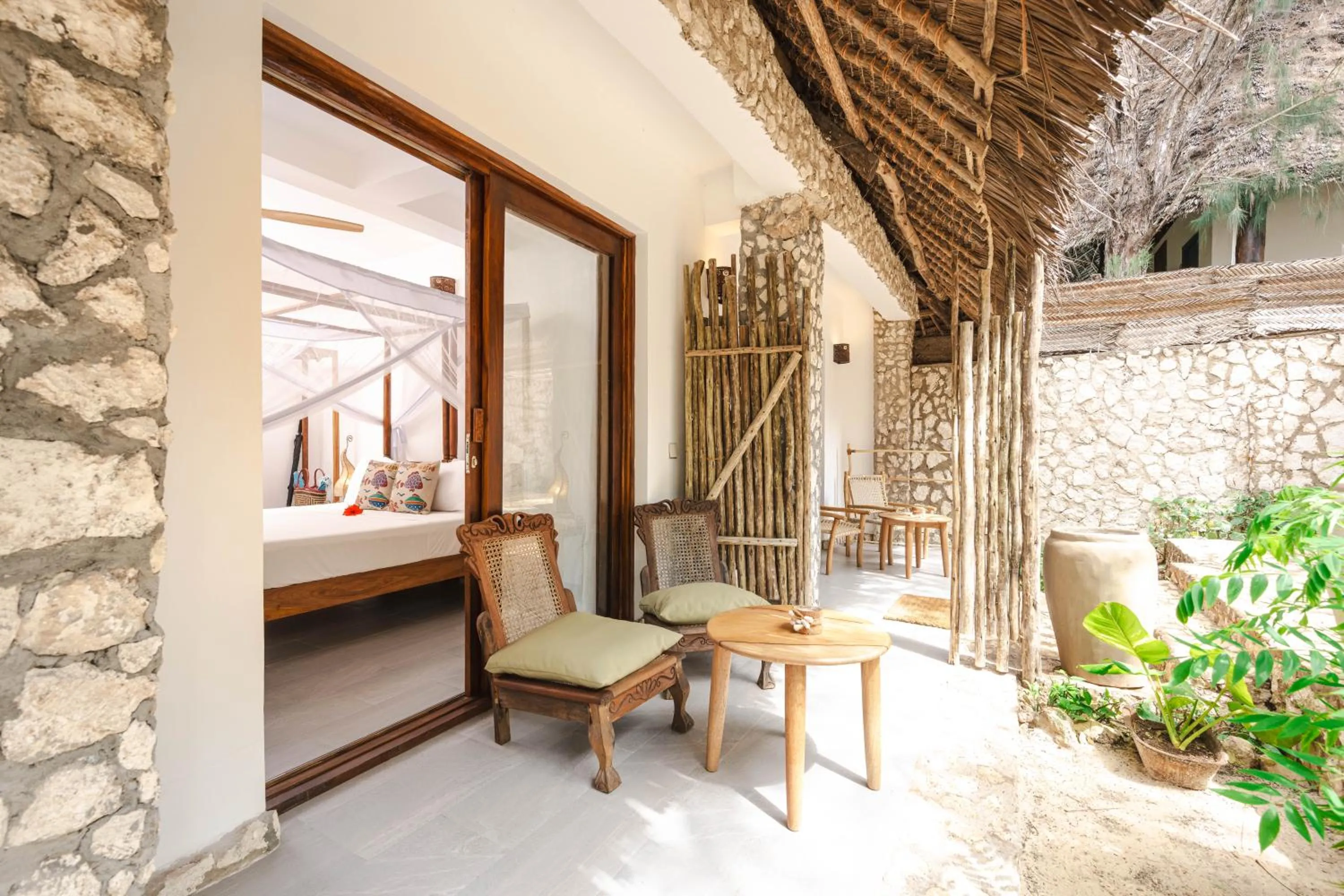 Patio in Mvuvi Boutique Resort