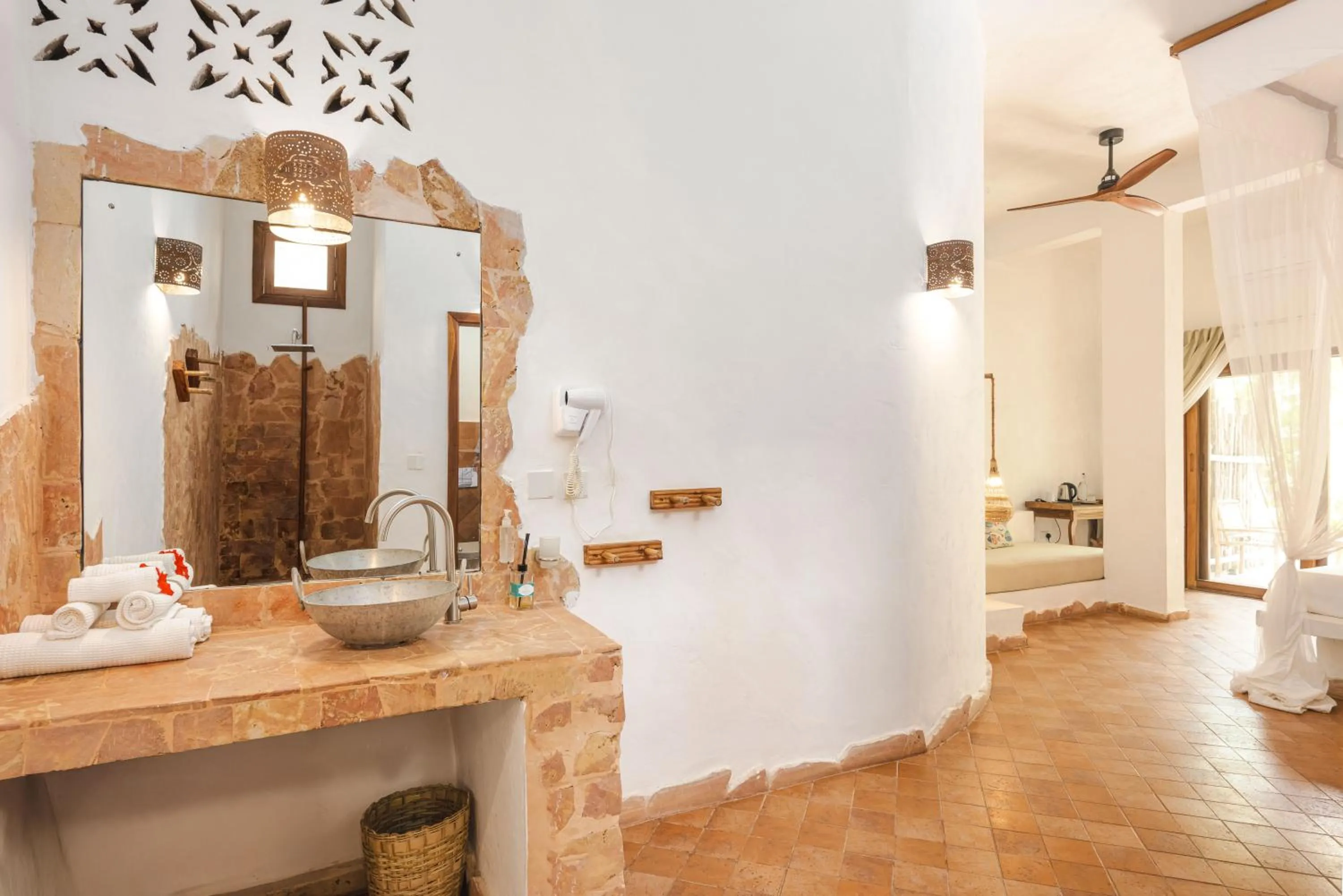 Bedroom in Mvuvi Boutique Resort