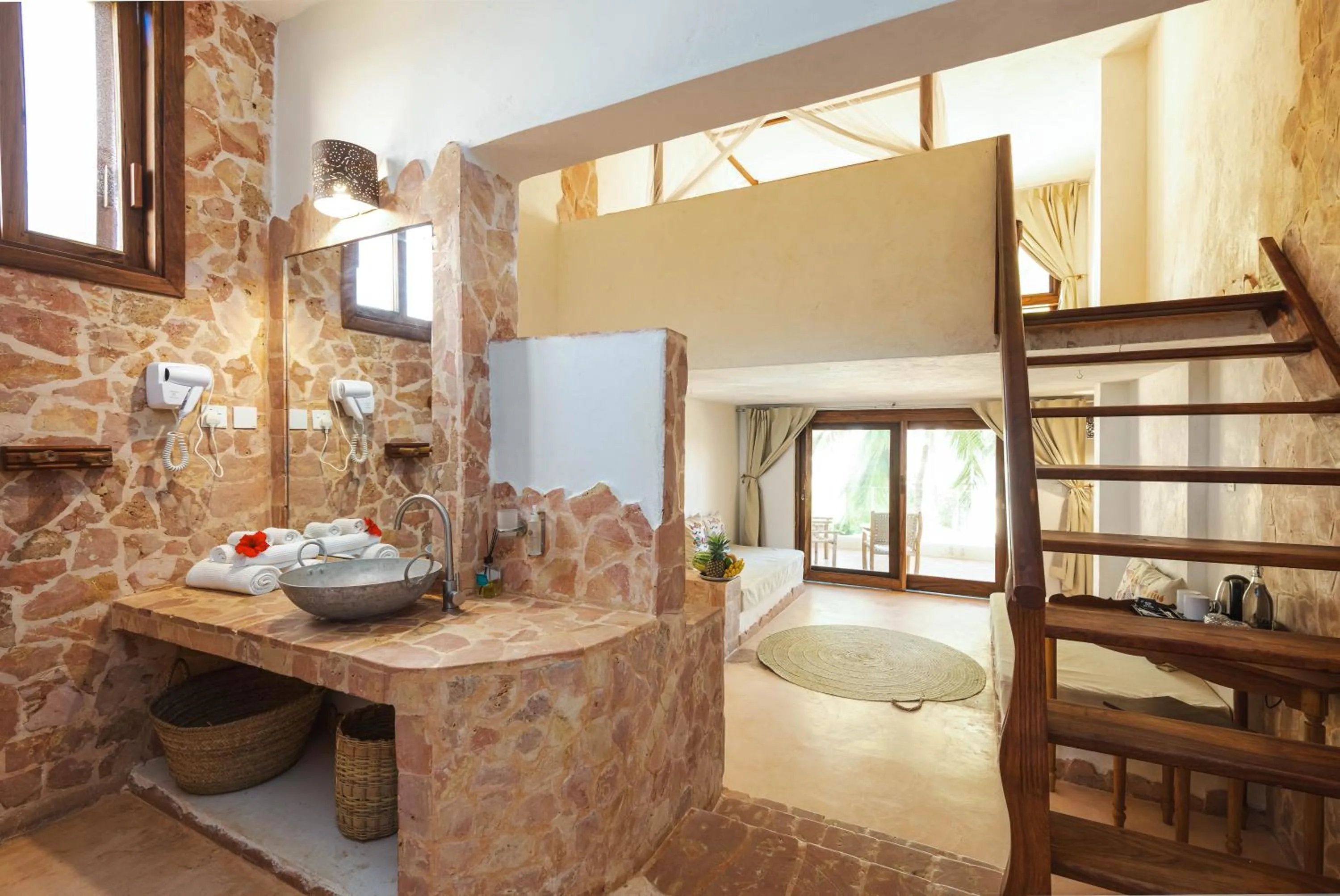 Bedroom in Mvuvi Boutique Resort