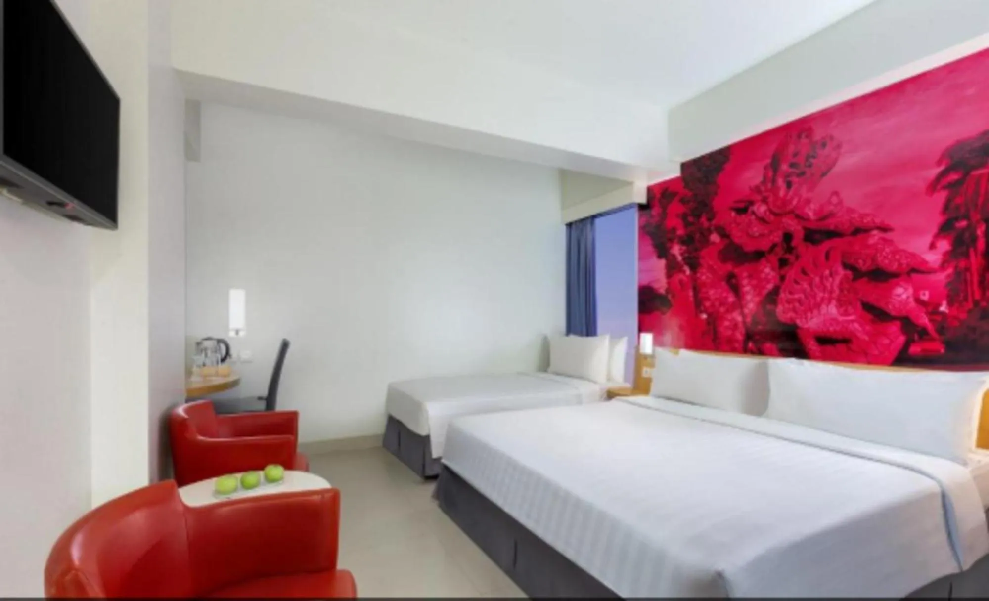 Bedroom, Bed in favehotel Solo Baru