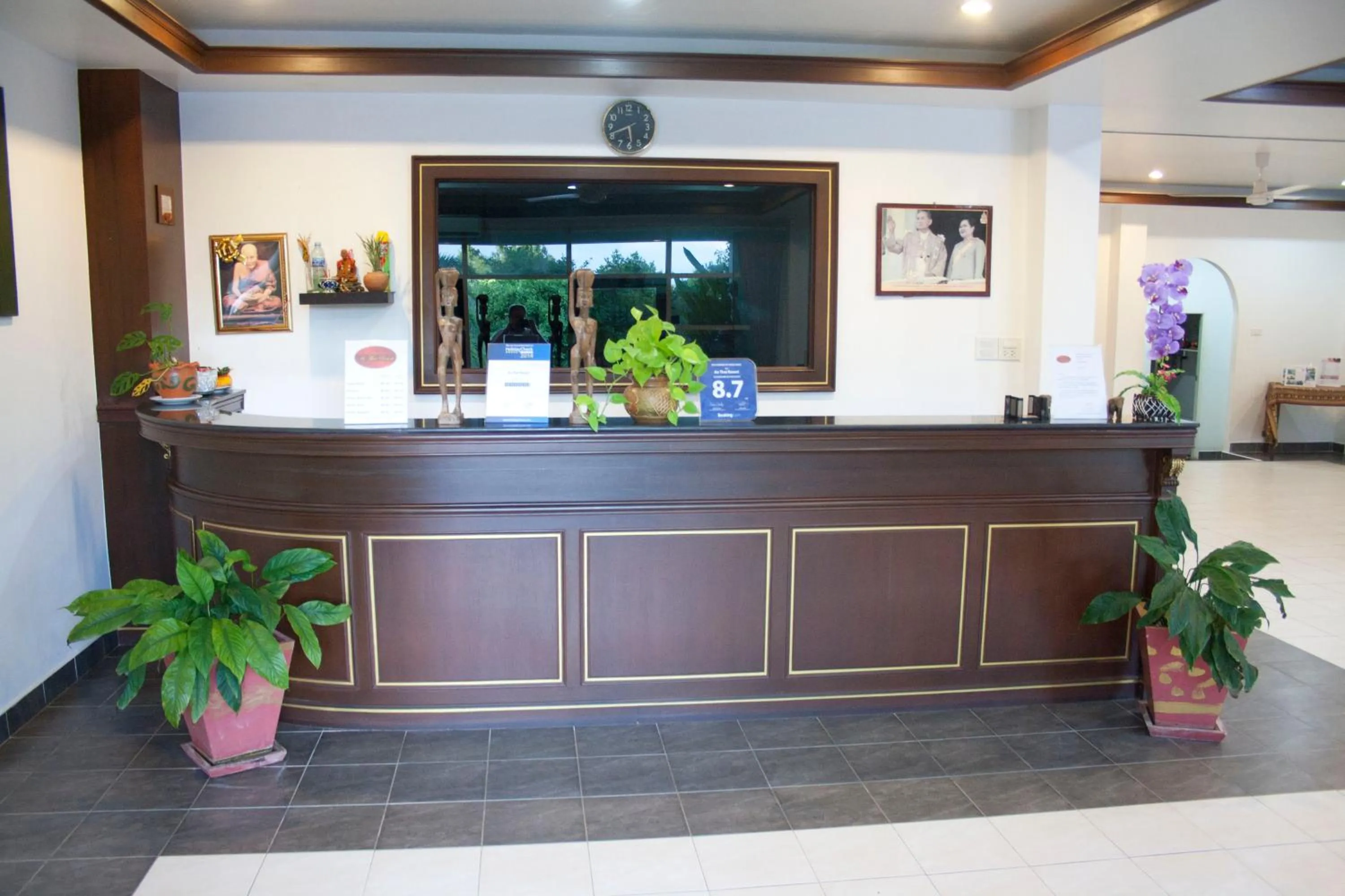 Lobby or reception in Ao Thai Resort