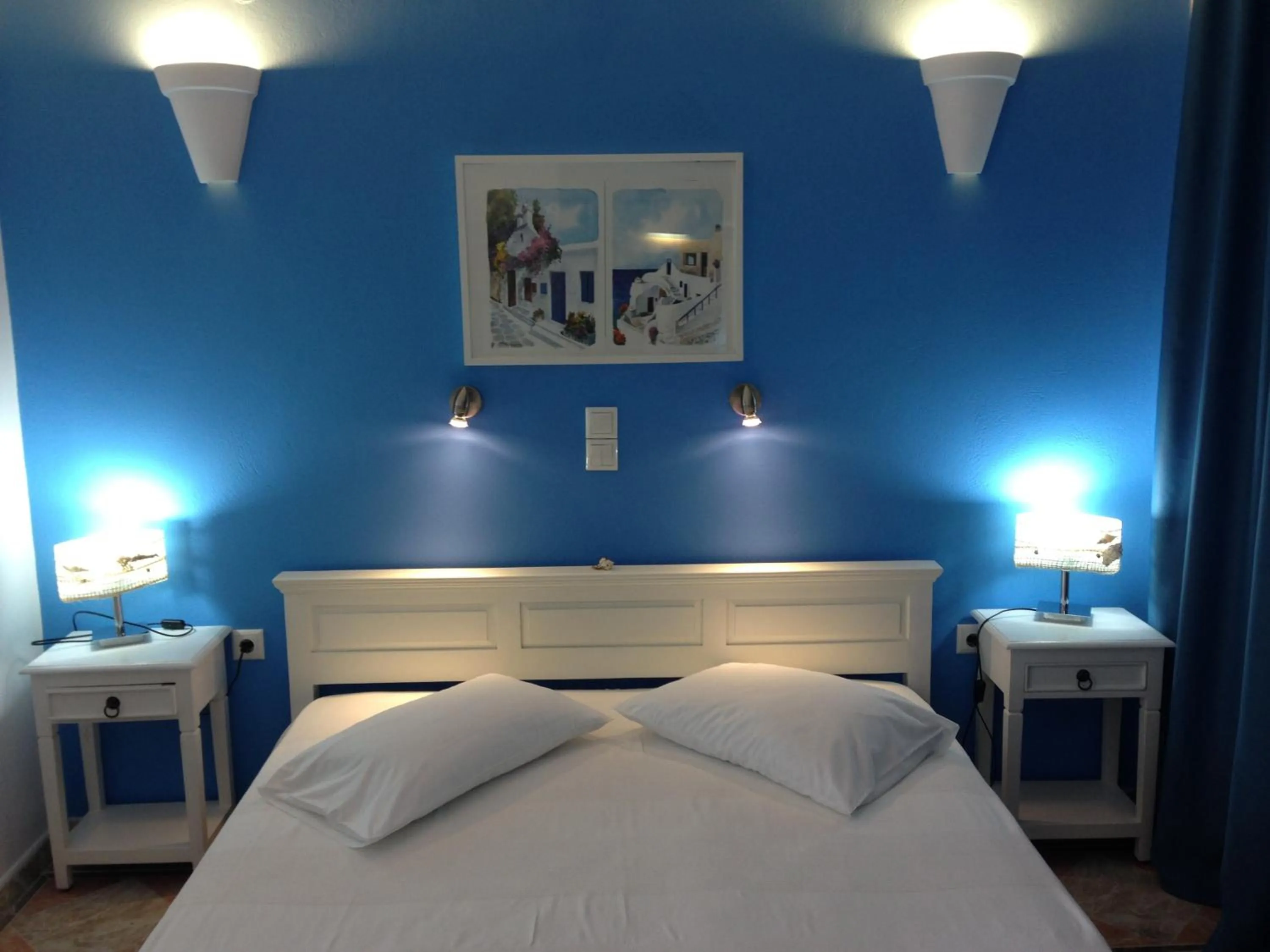 Bed in Villa Michalis