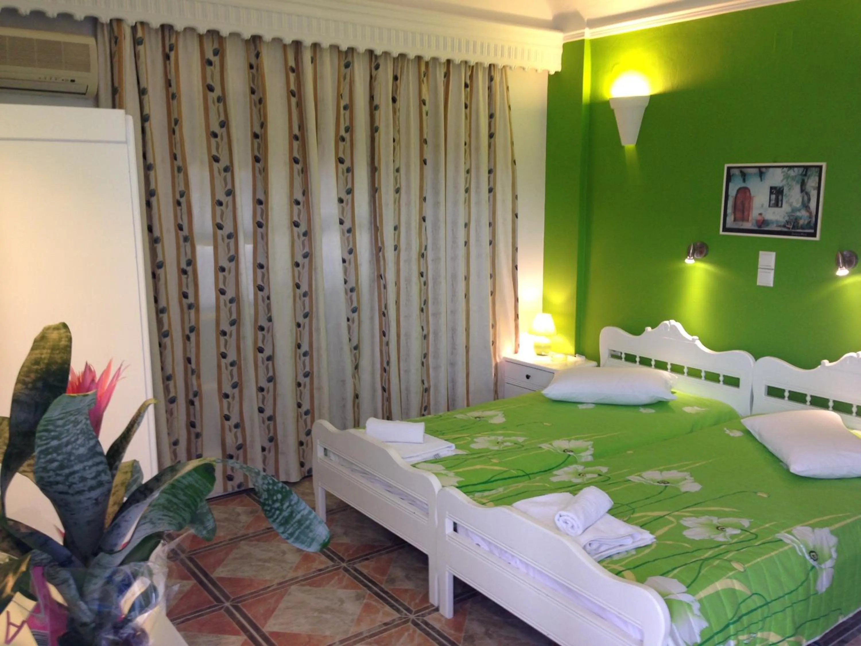 Bed in Villa Michalis