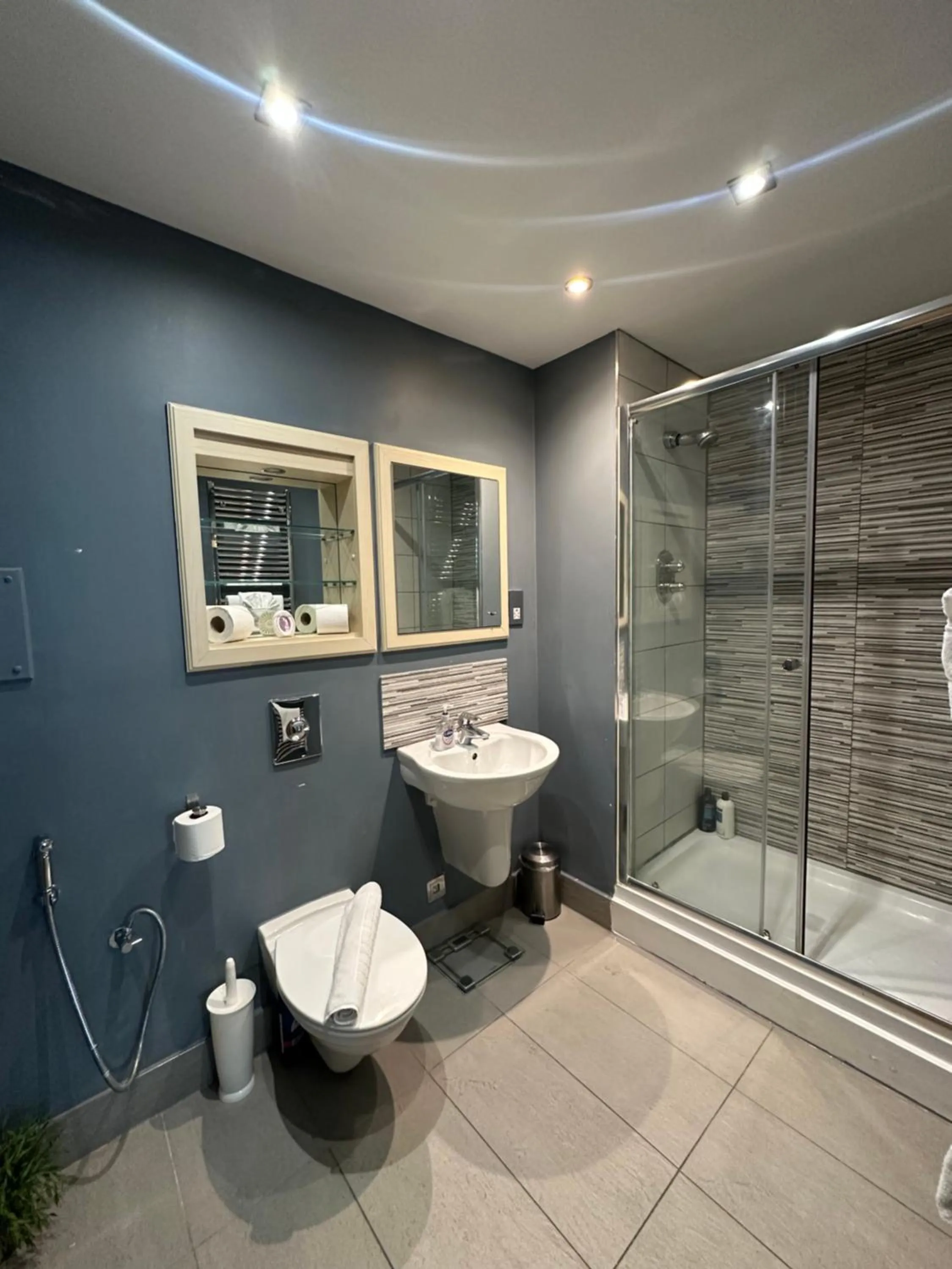 Shower in Canary Wharf - Luxury Apartments