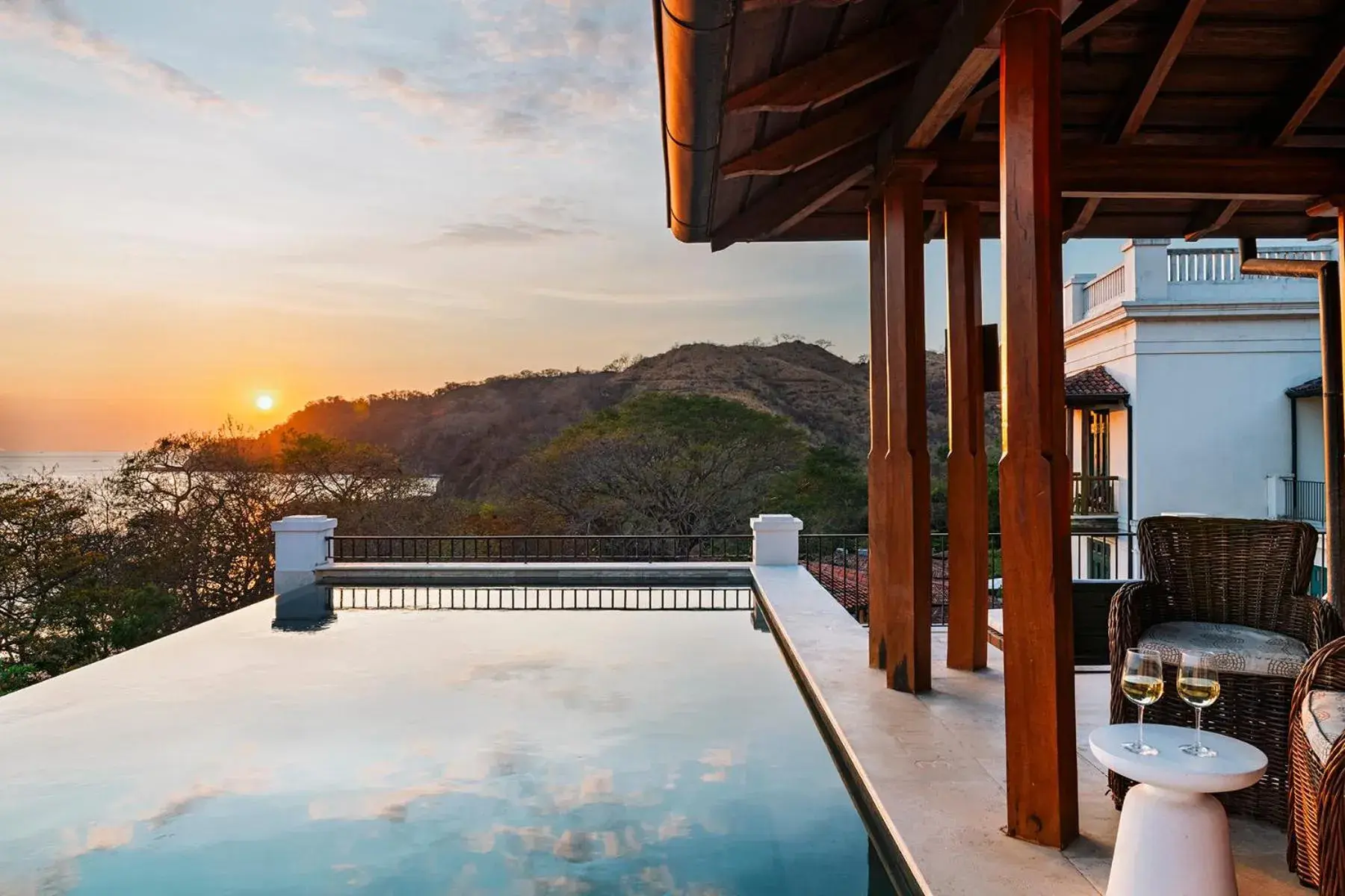 Pool view in Santarena Hotel at Las Catalinas Pool view in Santarena Hotel at Las Catalinas