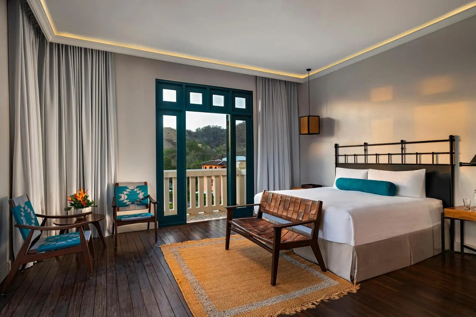 Bed in Santarena Hotel at Las Catalinas Bed in Santarena Hotel at Las Catalinas