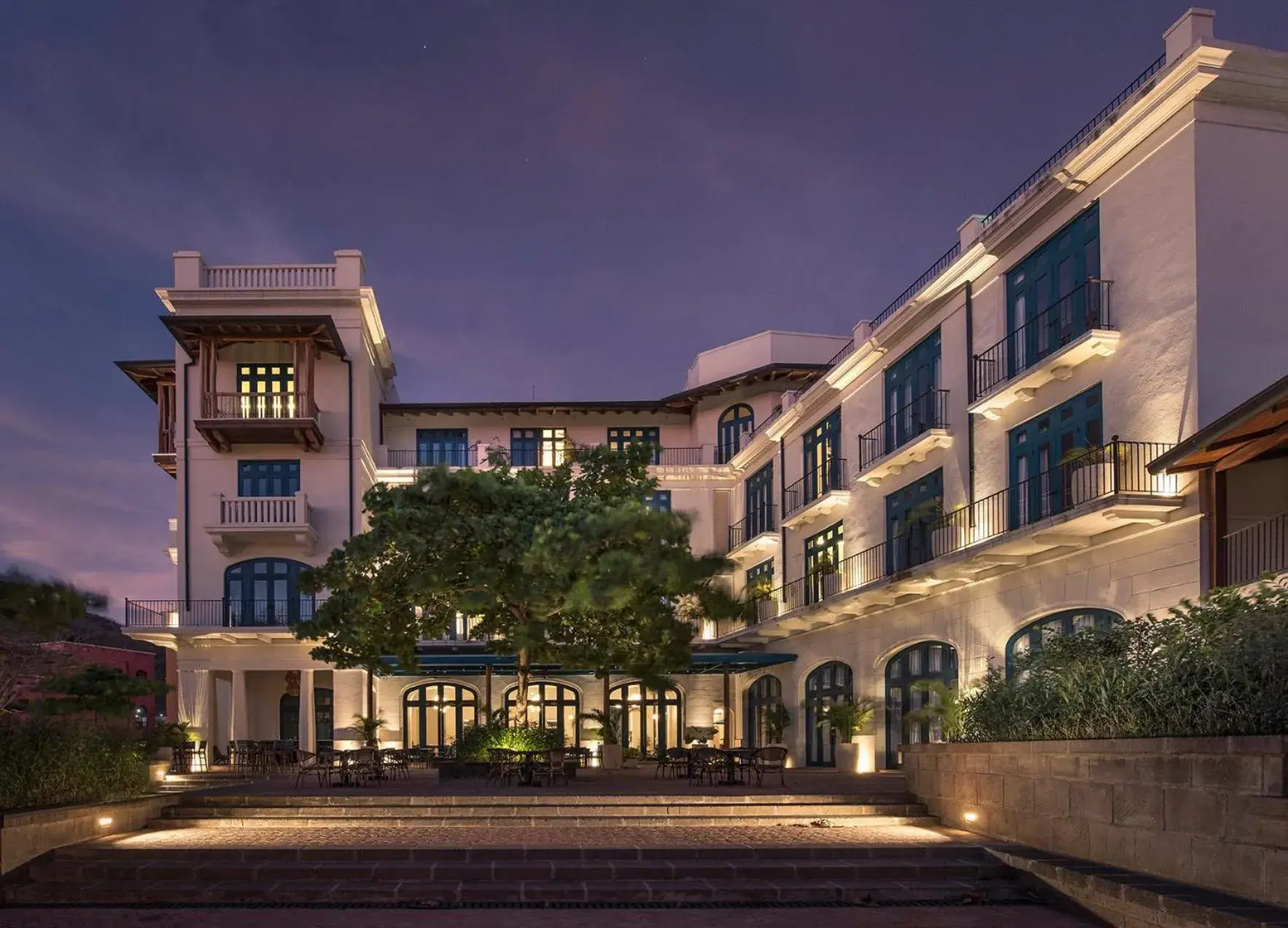 Facade/entrance in Santarena Hotel at Las Catalinas Facade/entrance in Santarena Hotel at Las Catalinas