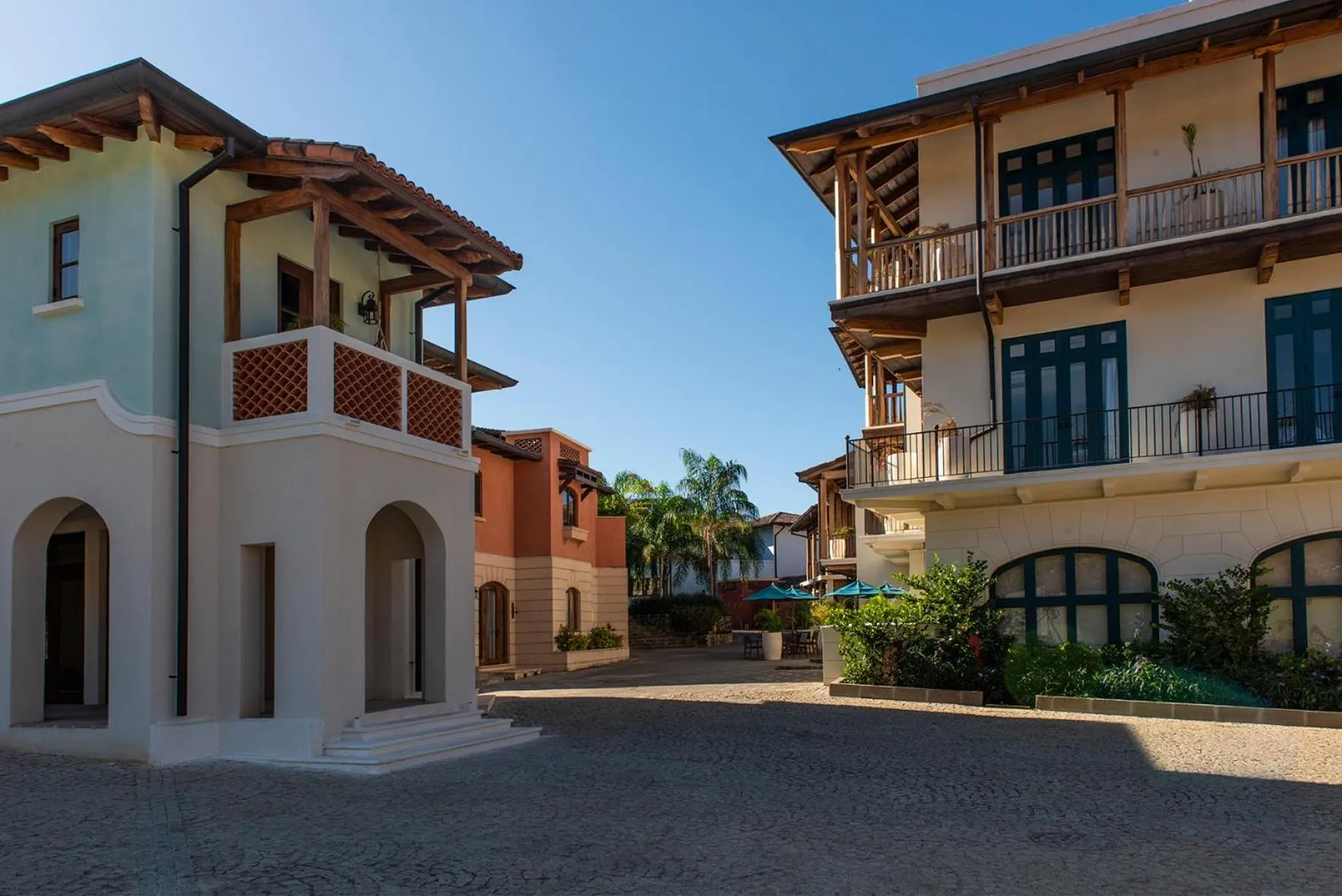 Facade/entrance in Santarena Hotel at Las Catalinas