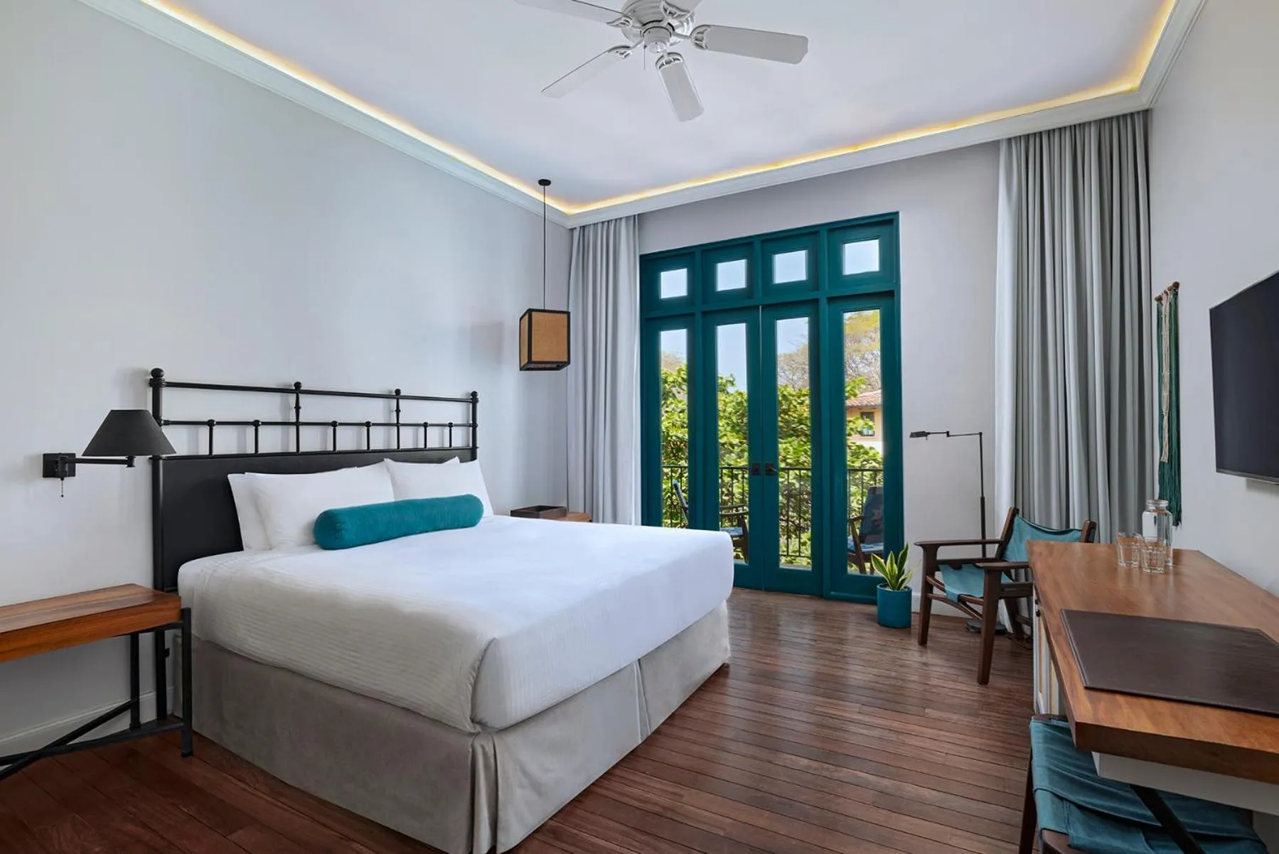 Bedroom, Bed in Santarena Hotel at Las Catalinas