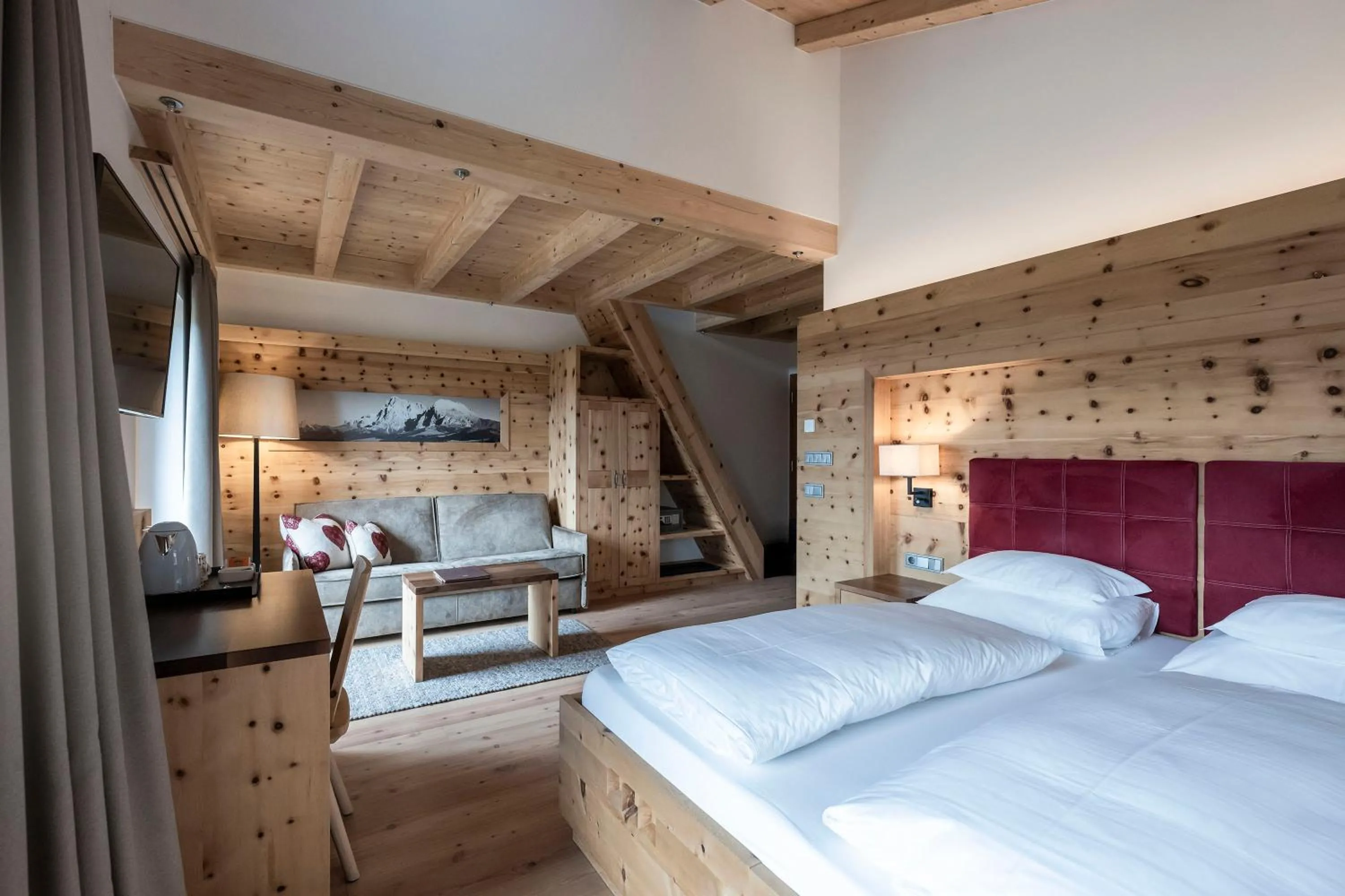 Photo of the whole room, Bed in Dolomites Nature Hotel Vigilerhof