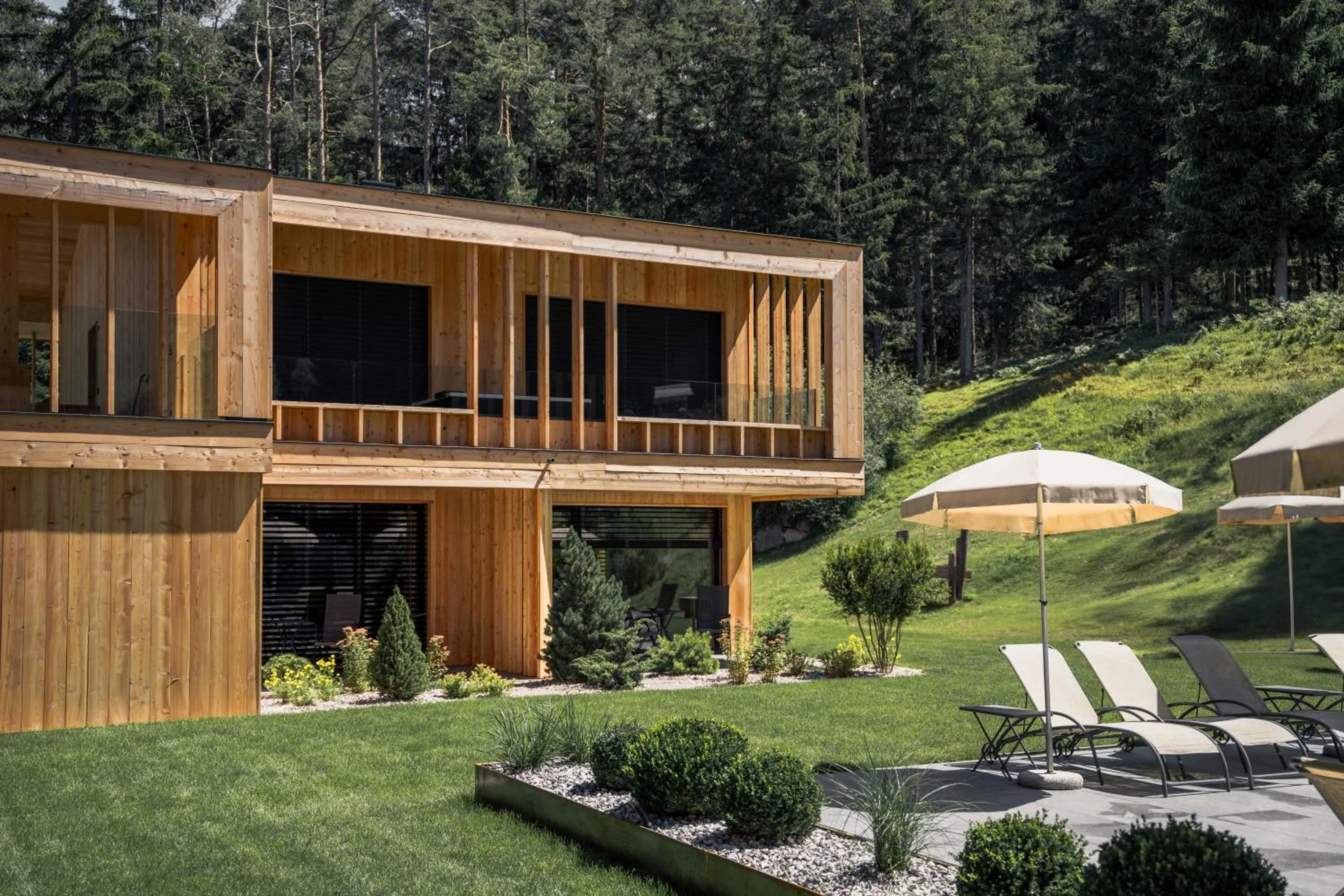 Garden in Dolomites Nature Hotel Vigilerhof