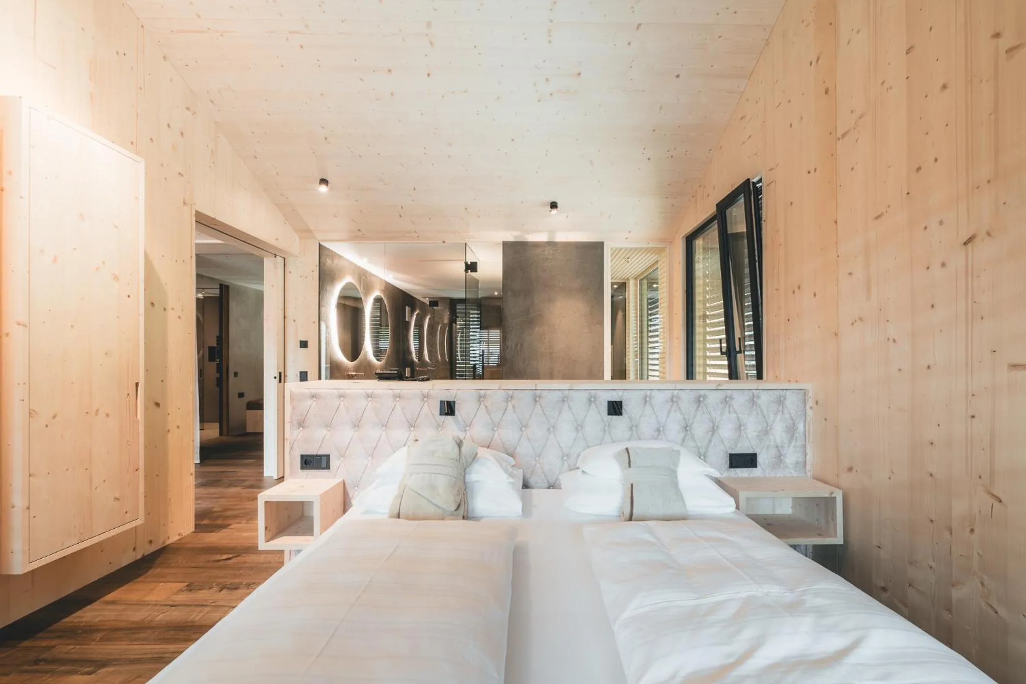 Photo of the whole room, Bed in Dolomites Nature Hotel Vigilerhof